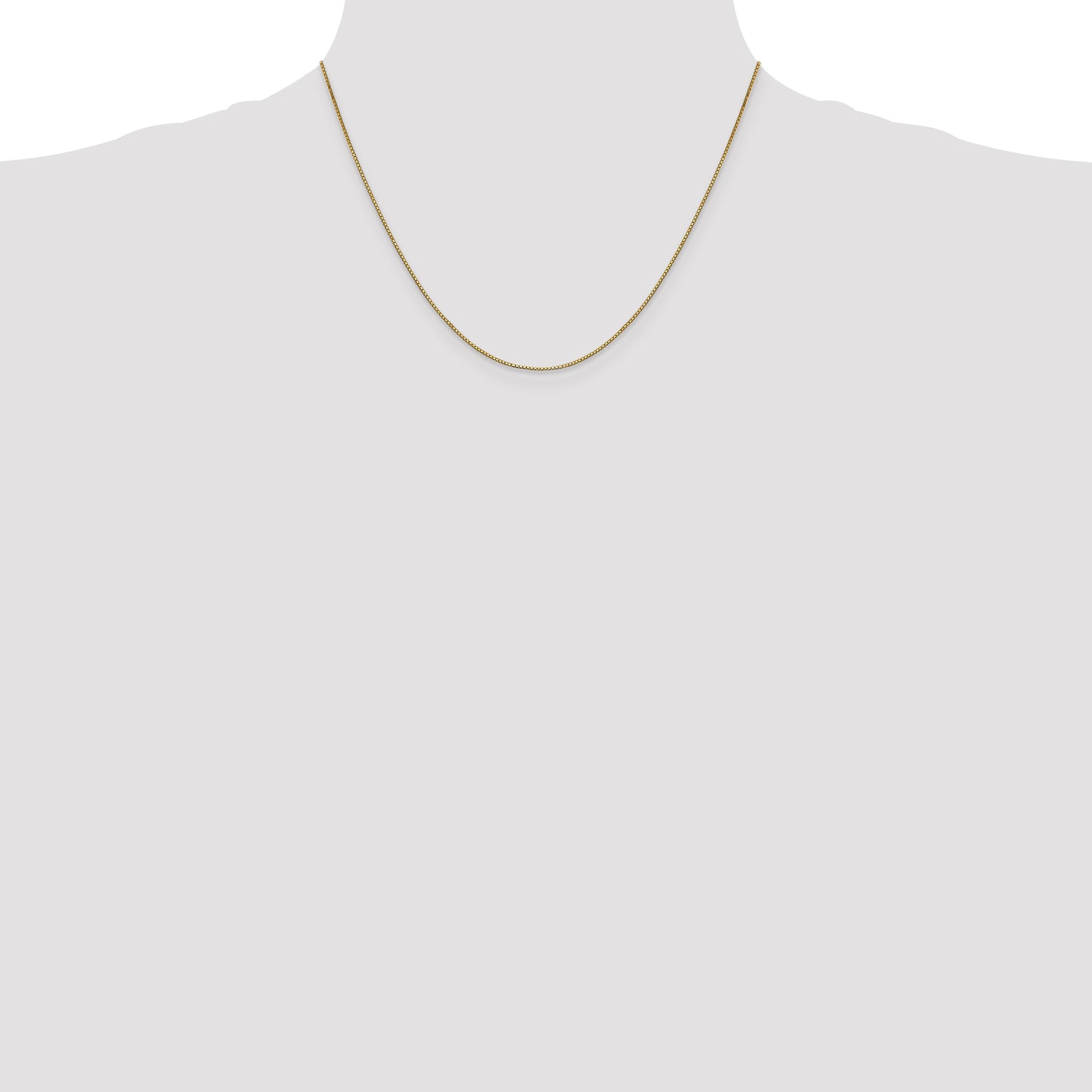 10k Yellow Gold .90mm Box Chain