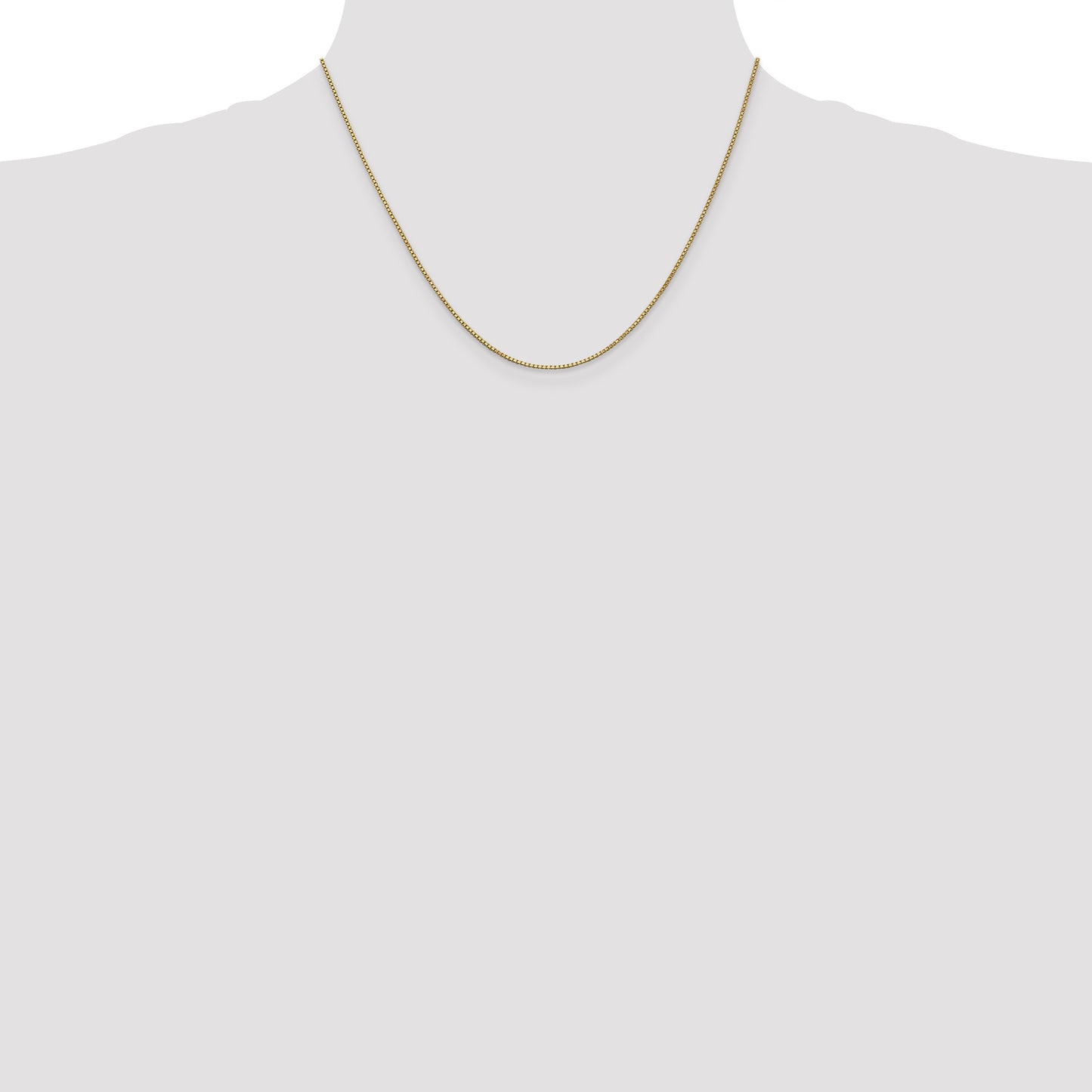 10k Yellow Gold 1mm Box Chain