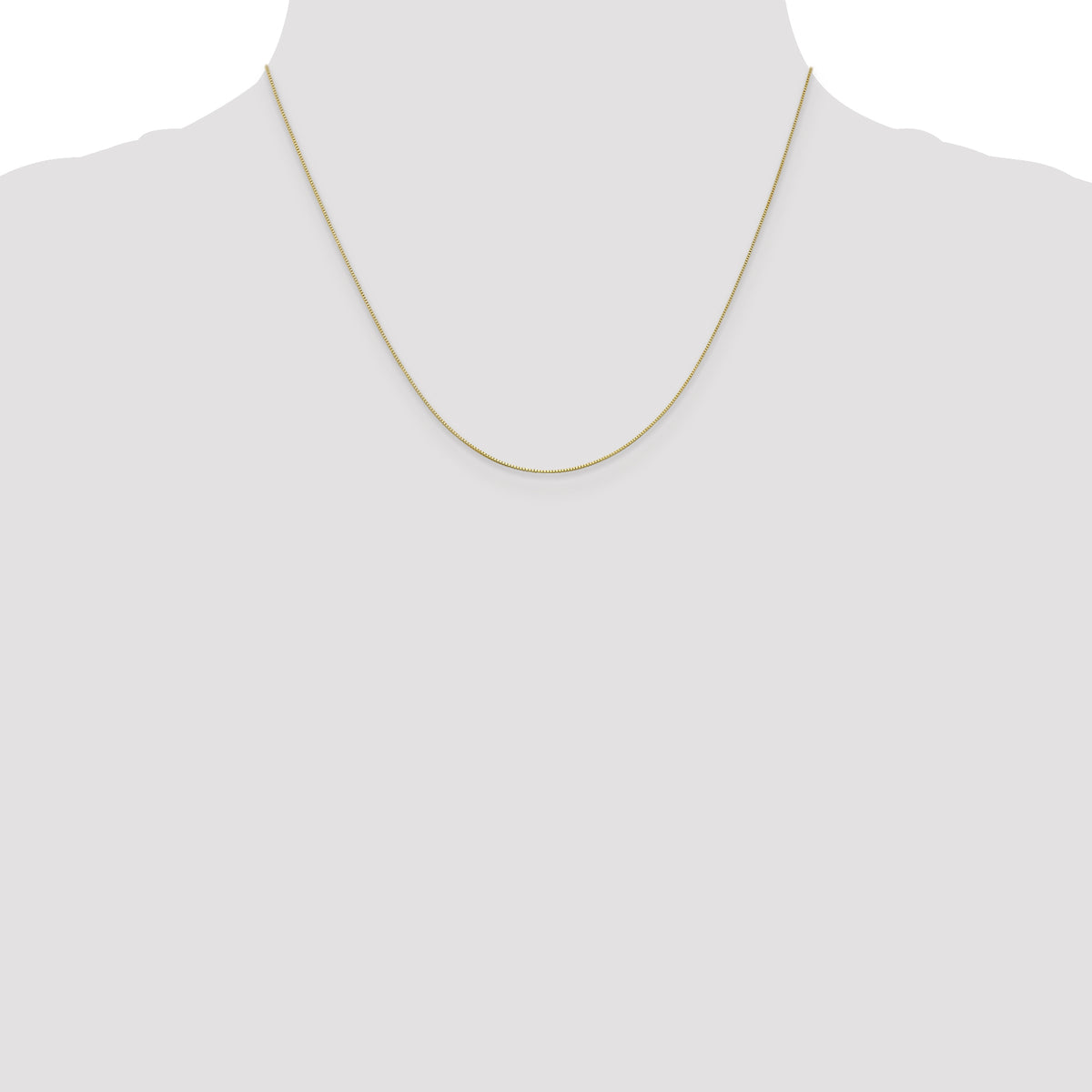 10k Yellow Gold .5mm Box Chain