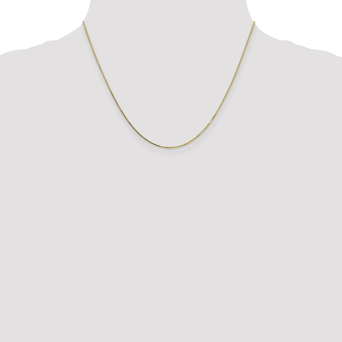 10k Yellow Gold .7mm Box Chain