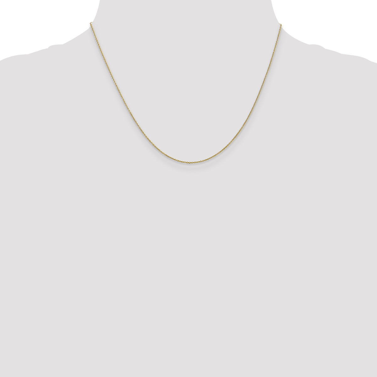 10k Yellow Gold .9mm Cable Chain