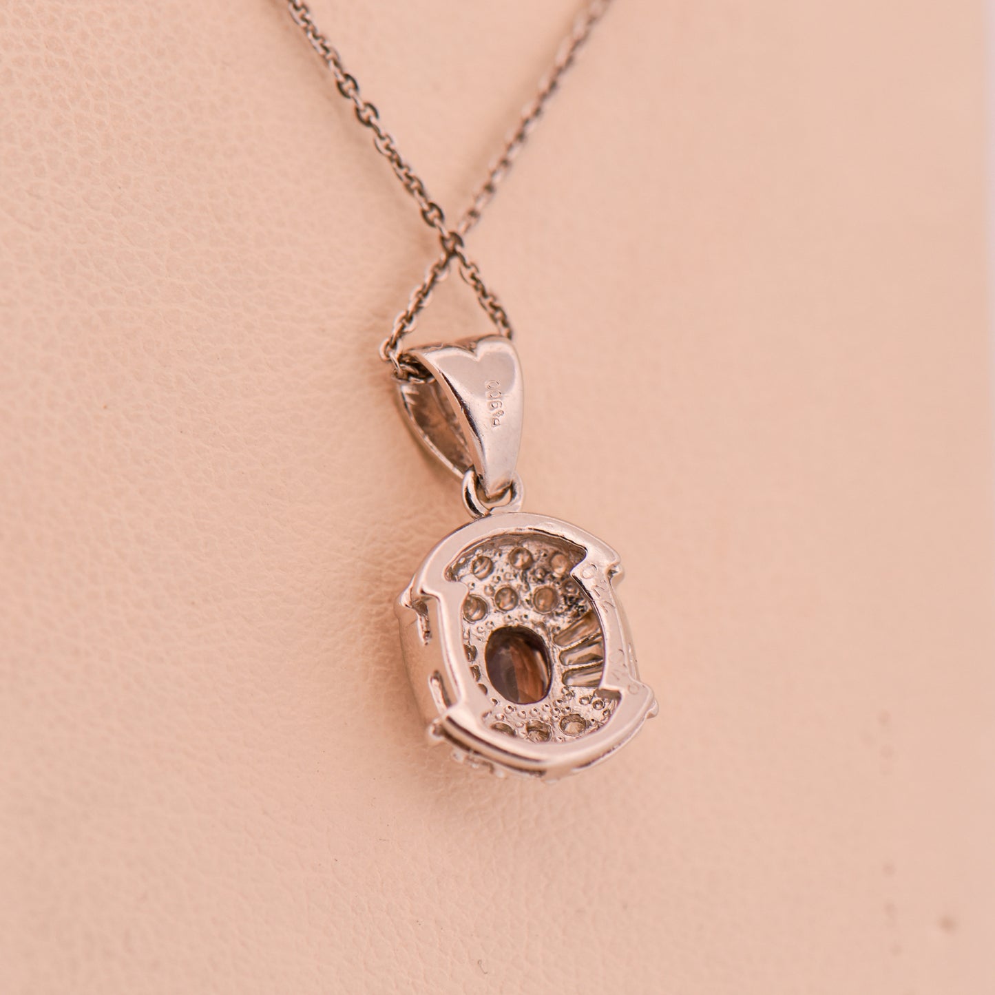 Natural Brazilian Alexandrite Pendant in Platinum
