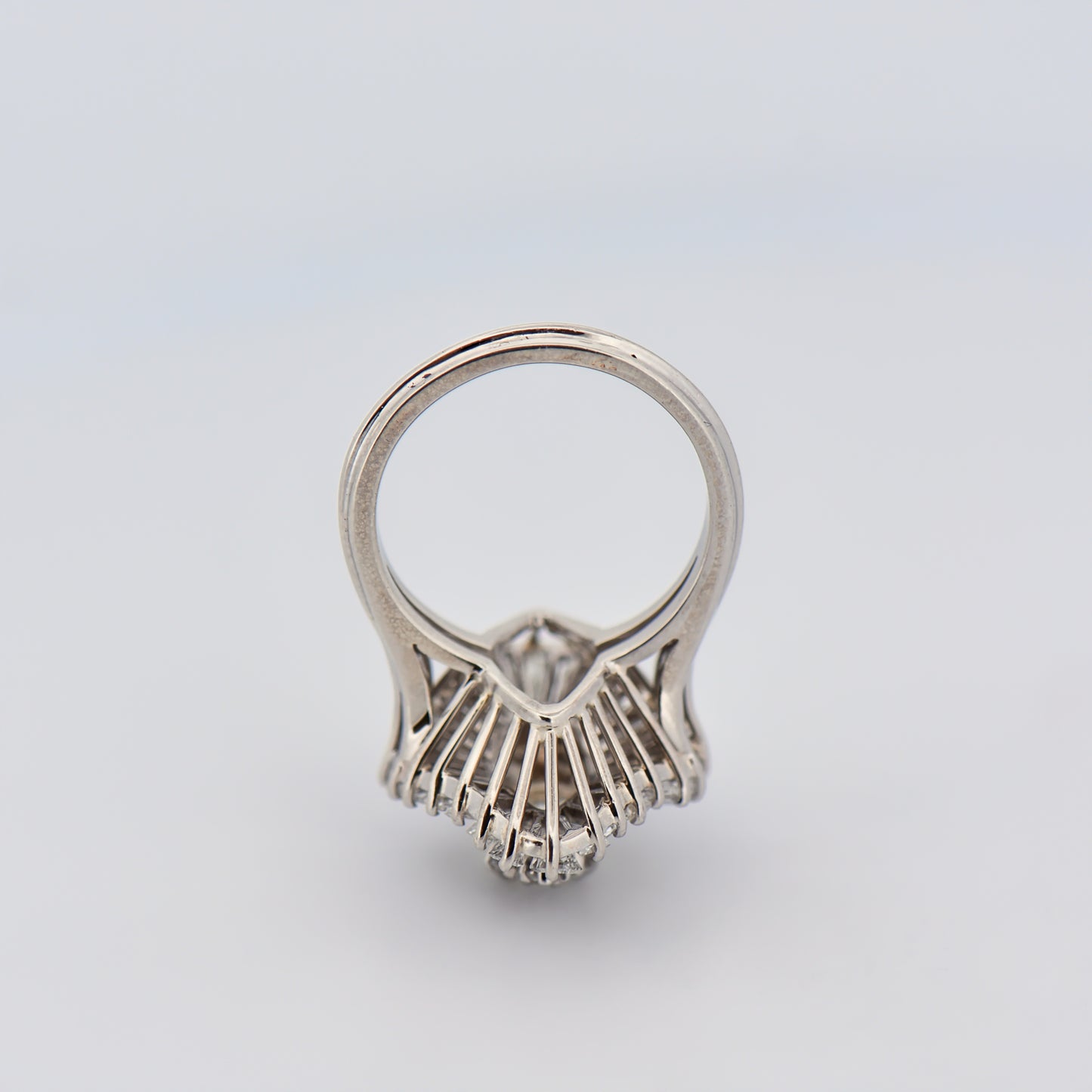 Amazing Diamond Cocktail Ring - Ballerina Style