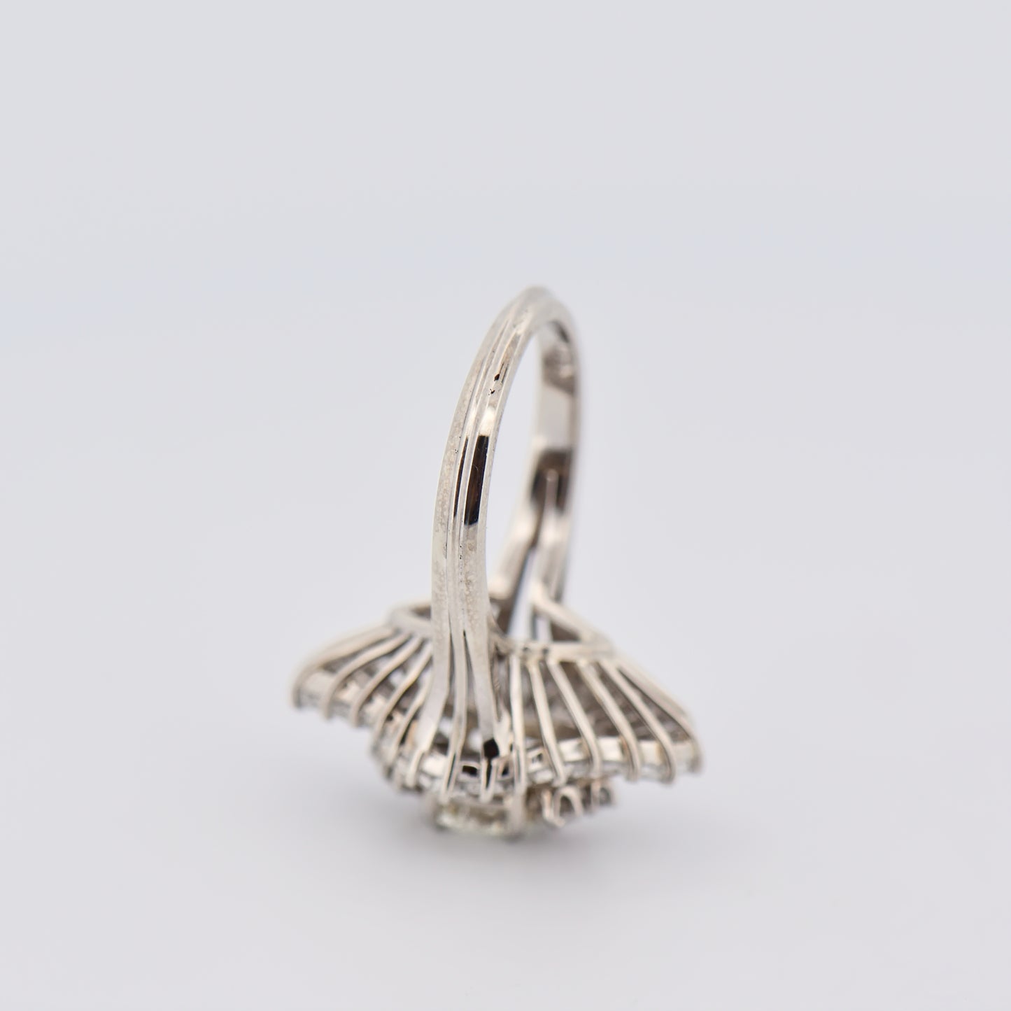 Amazing Diamond Cocktail Ring - Ballerina Style