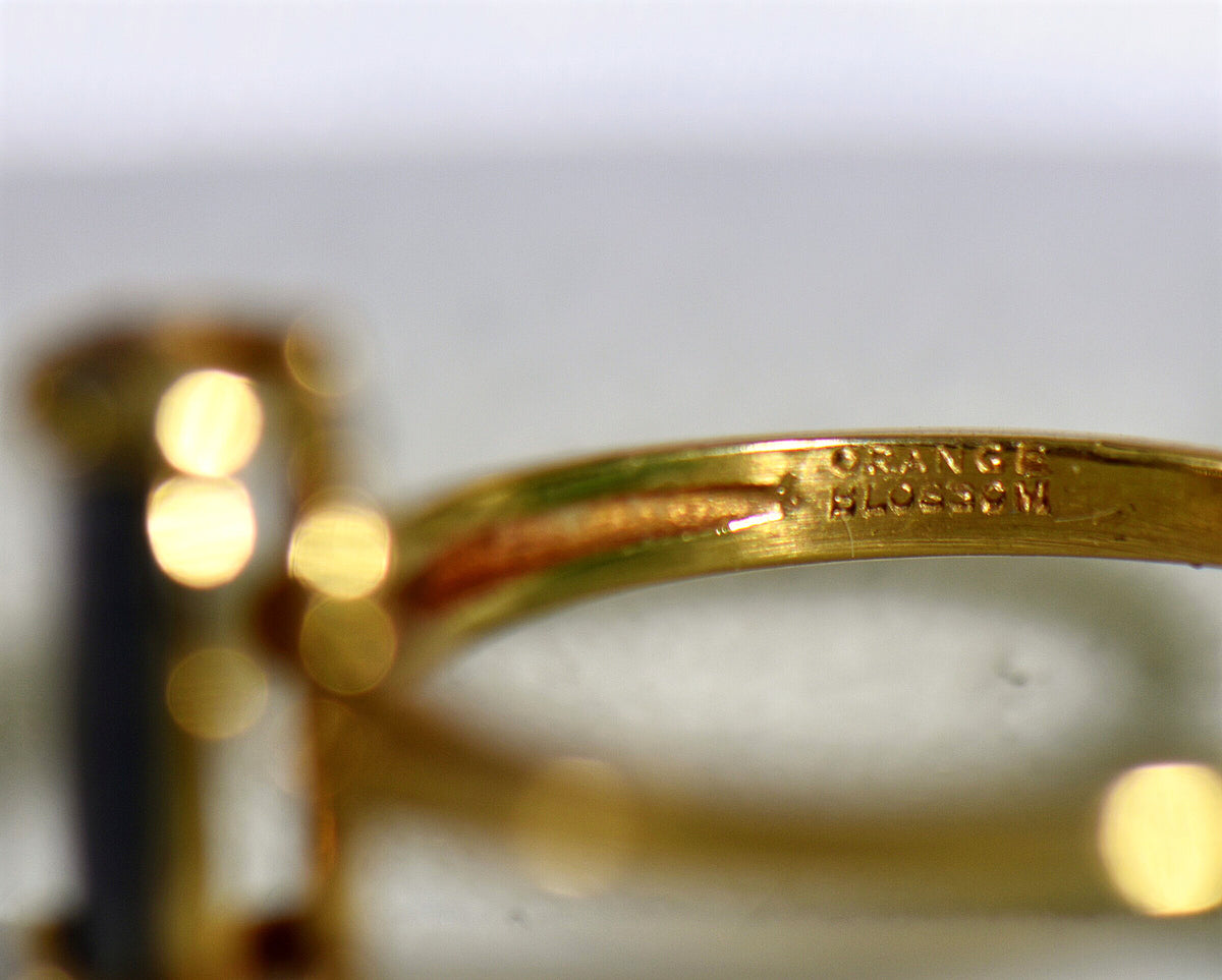 Antique Opal Solitaire Ring in Yellow Gold