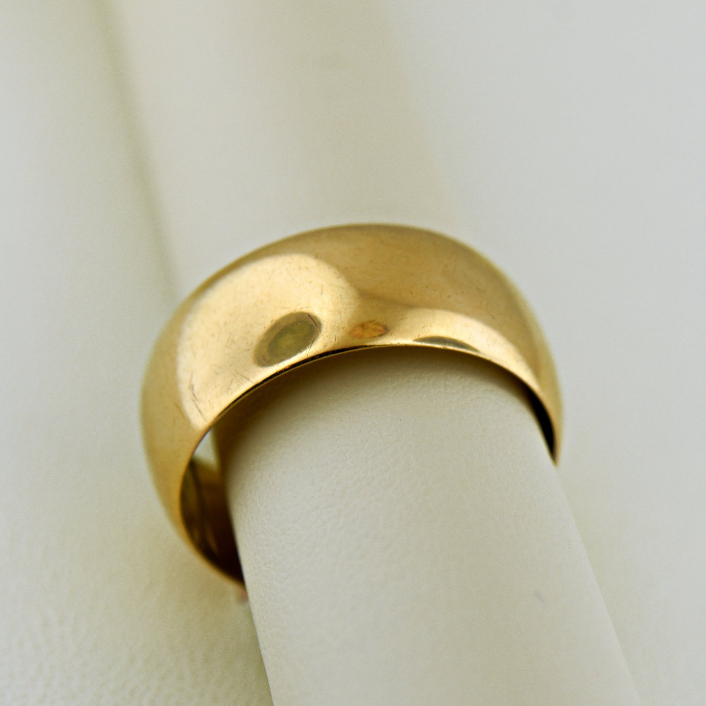 Antique 14k Yellow Gold Wedding Band with Original Hand Engraving