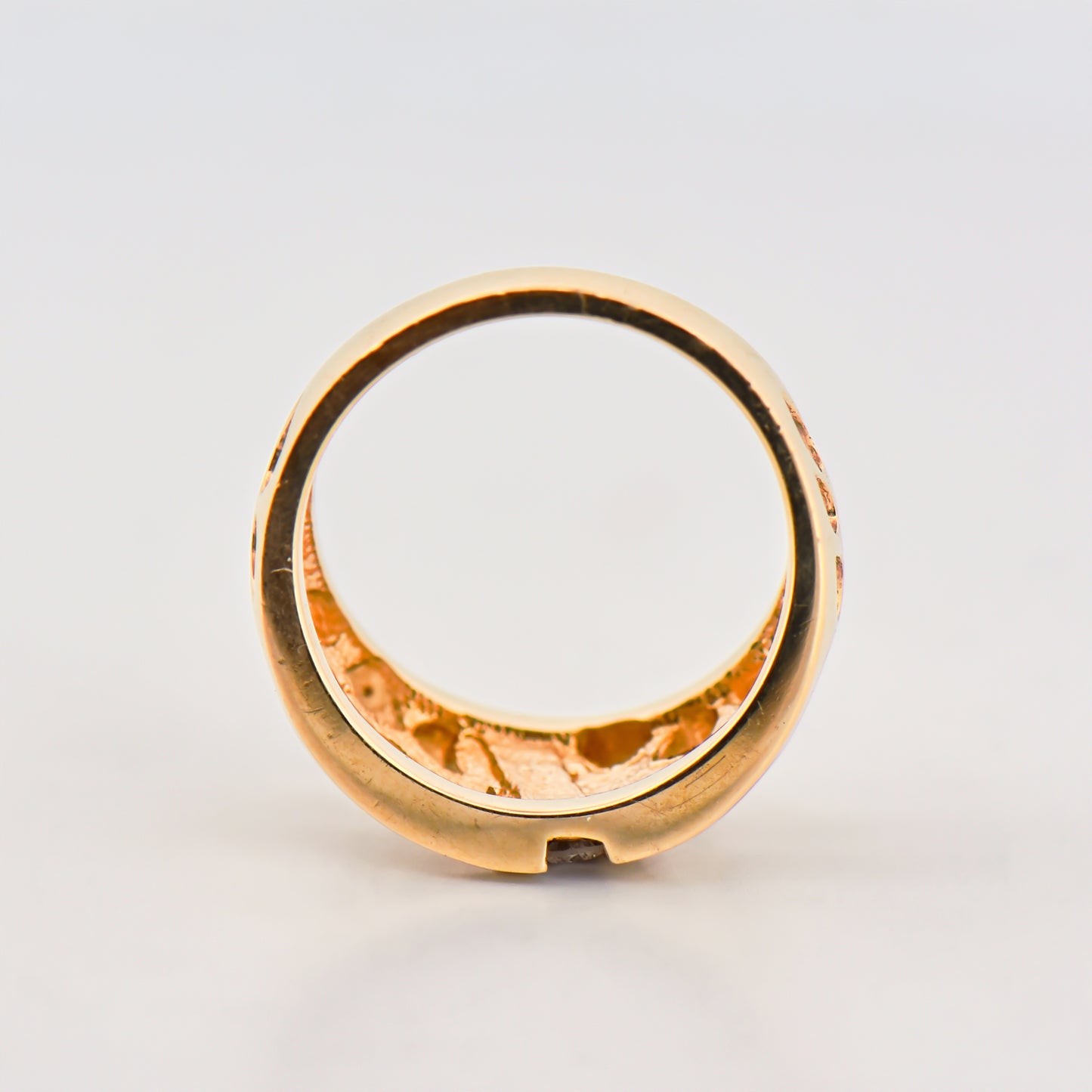Custom Channel-Set Diamond Band in Yellow Gold