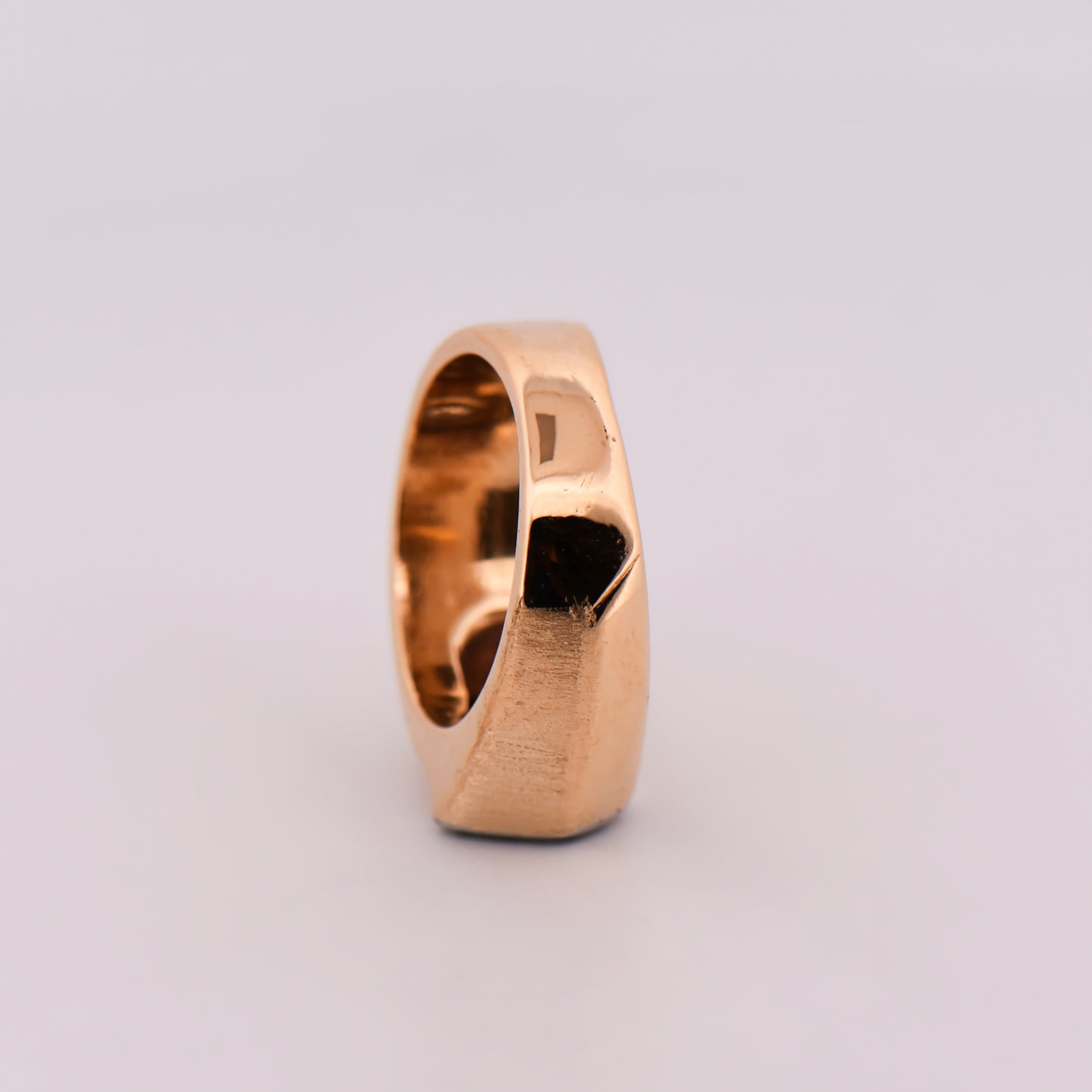 Estate Custom Gents Diamond Pinky Ring by Larry Rocz
