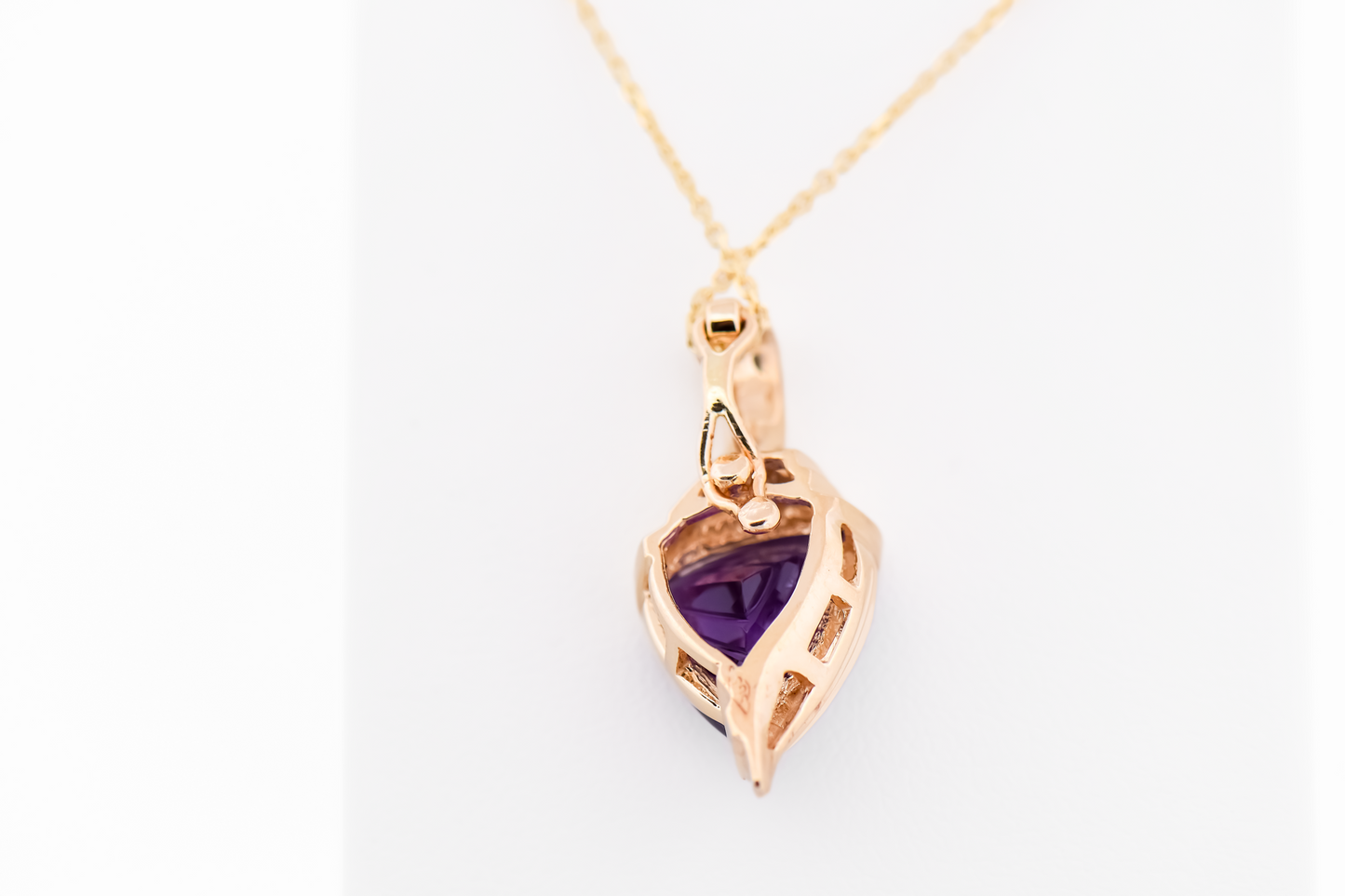 Estate Enhancer Pendant with Fantasy Cut Amethyst and Diamonds