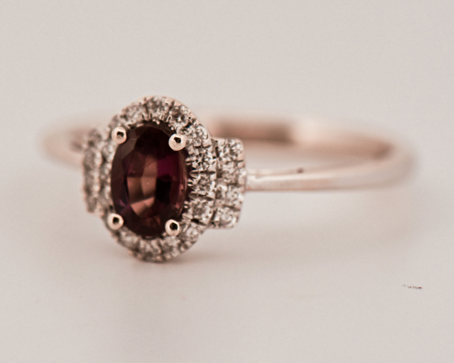 Top Gem Brazilian Alexandrite and Diamond Ring