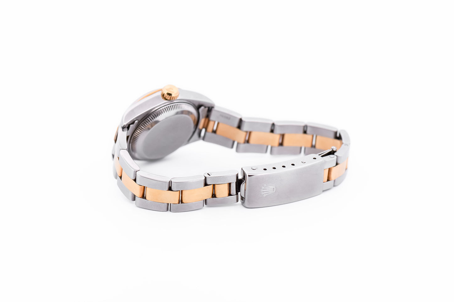 Ladies Two-Tone Rolex Datejust 26mm with Ivory Dial