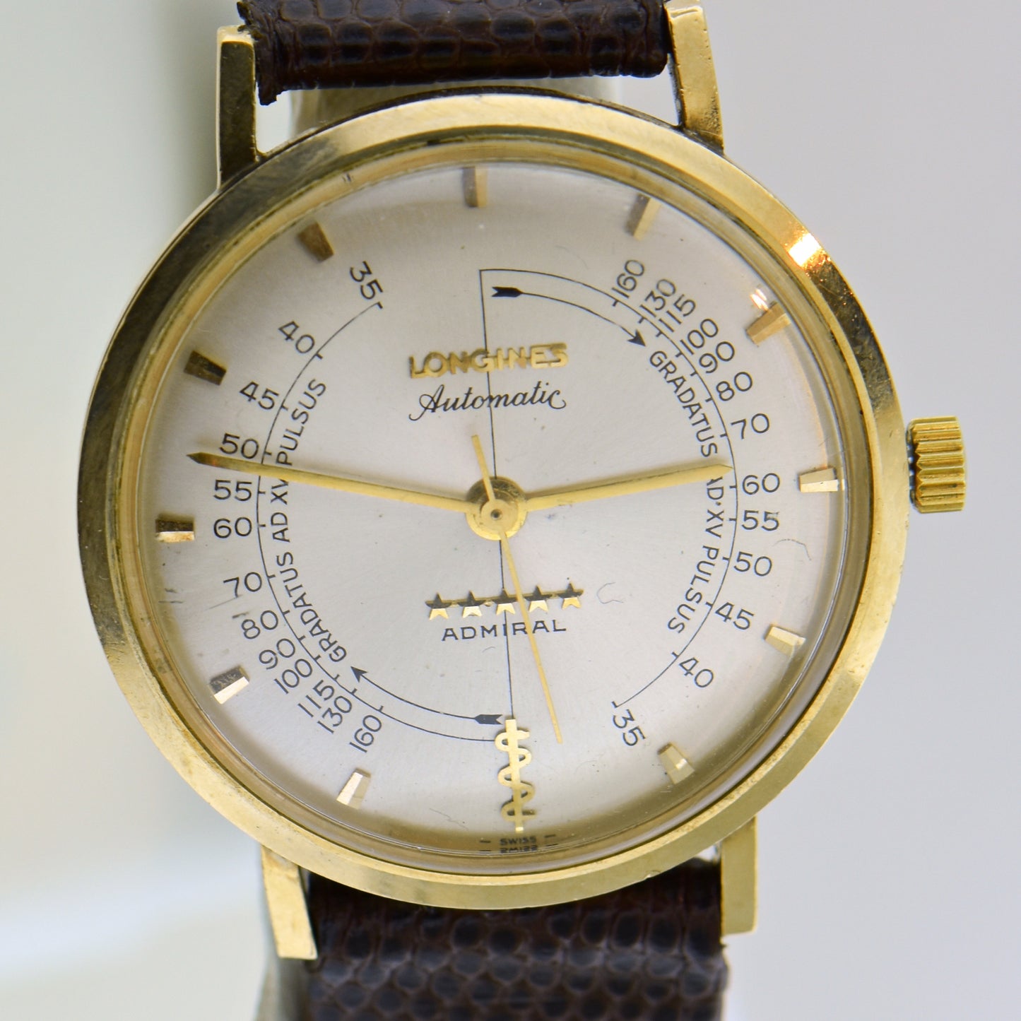 Vintage Longines Admiral 5-Star Automatic Doctor's Watch