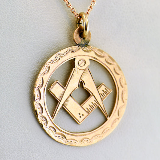 Antique British Masonic Fob Pendant