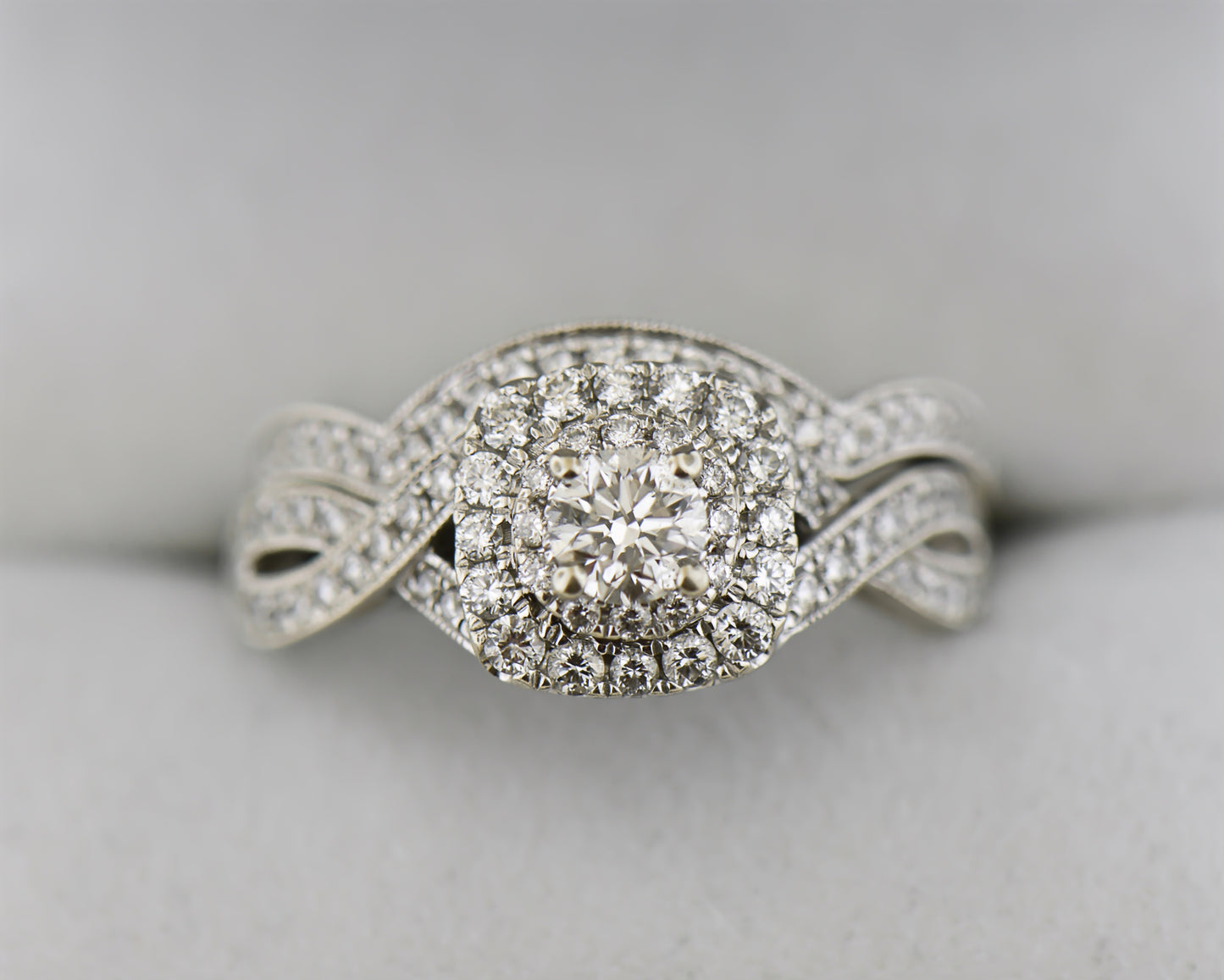 Estate Neil Lane Wedding Set in White Gold