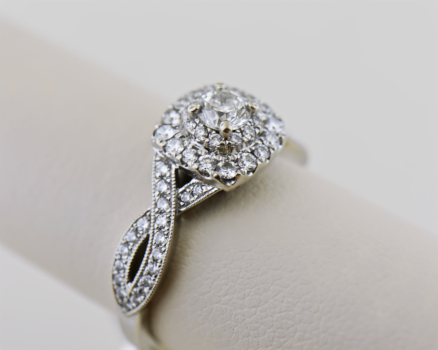 Estate Neil Lane Wedding Set in White Gold