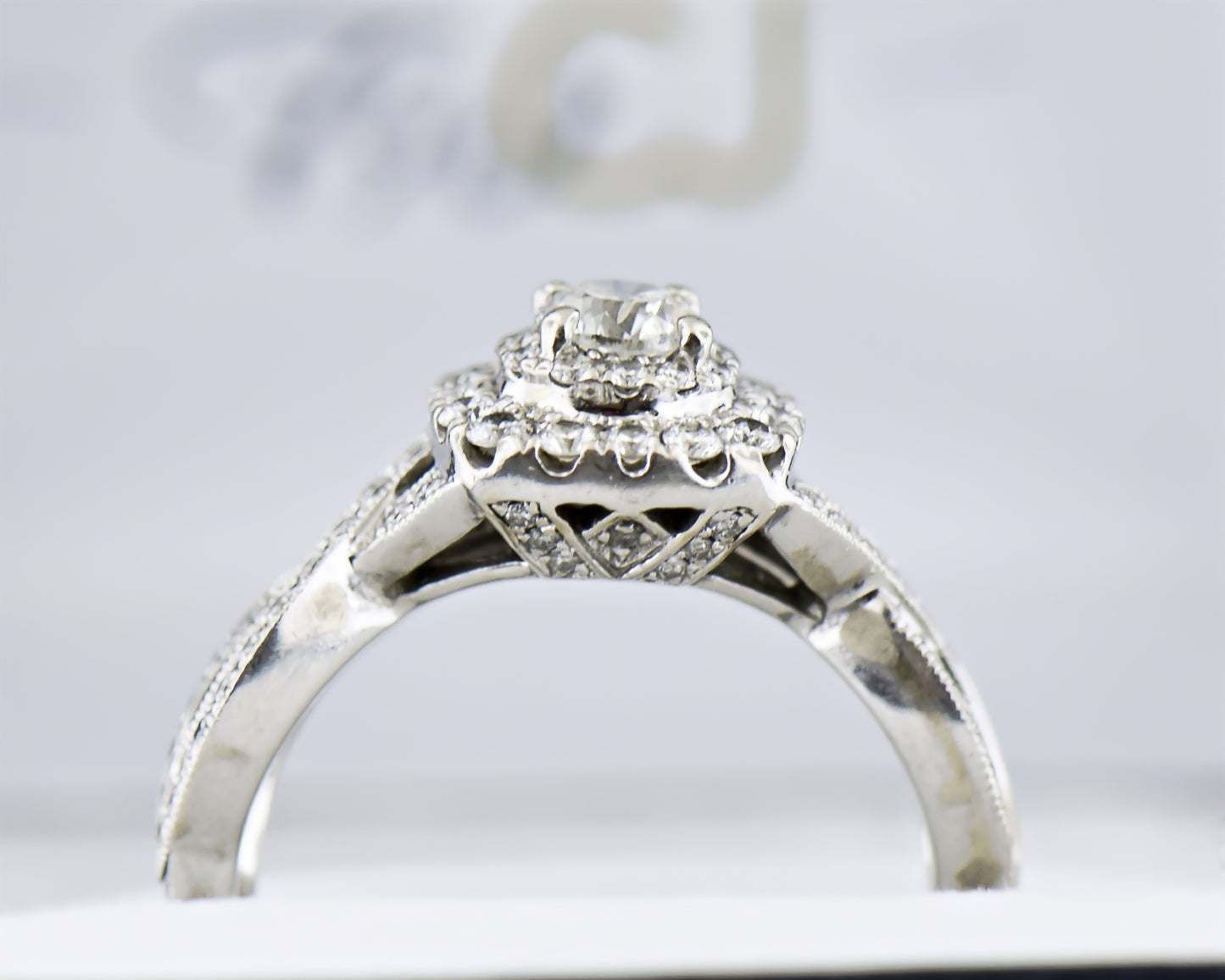 Estate Neil Lane Wedding Set in White Gold