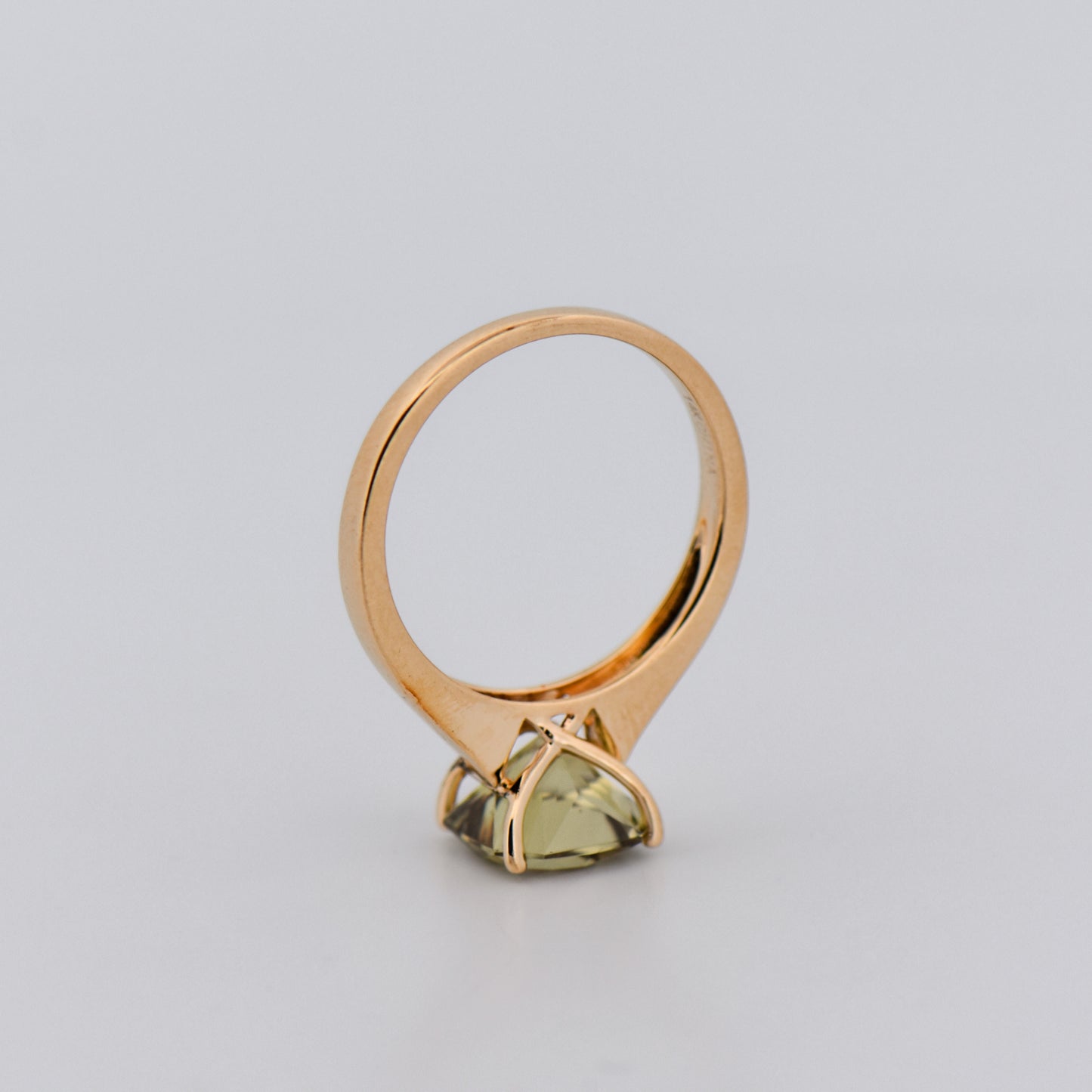 Rare Zultanite Solitaire Ring in 14k Rose Gold