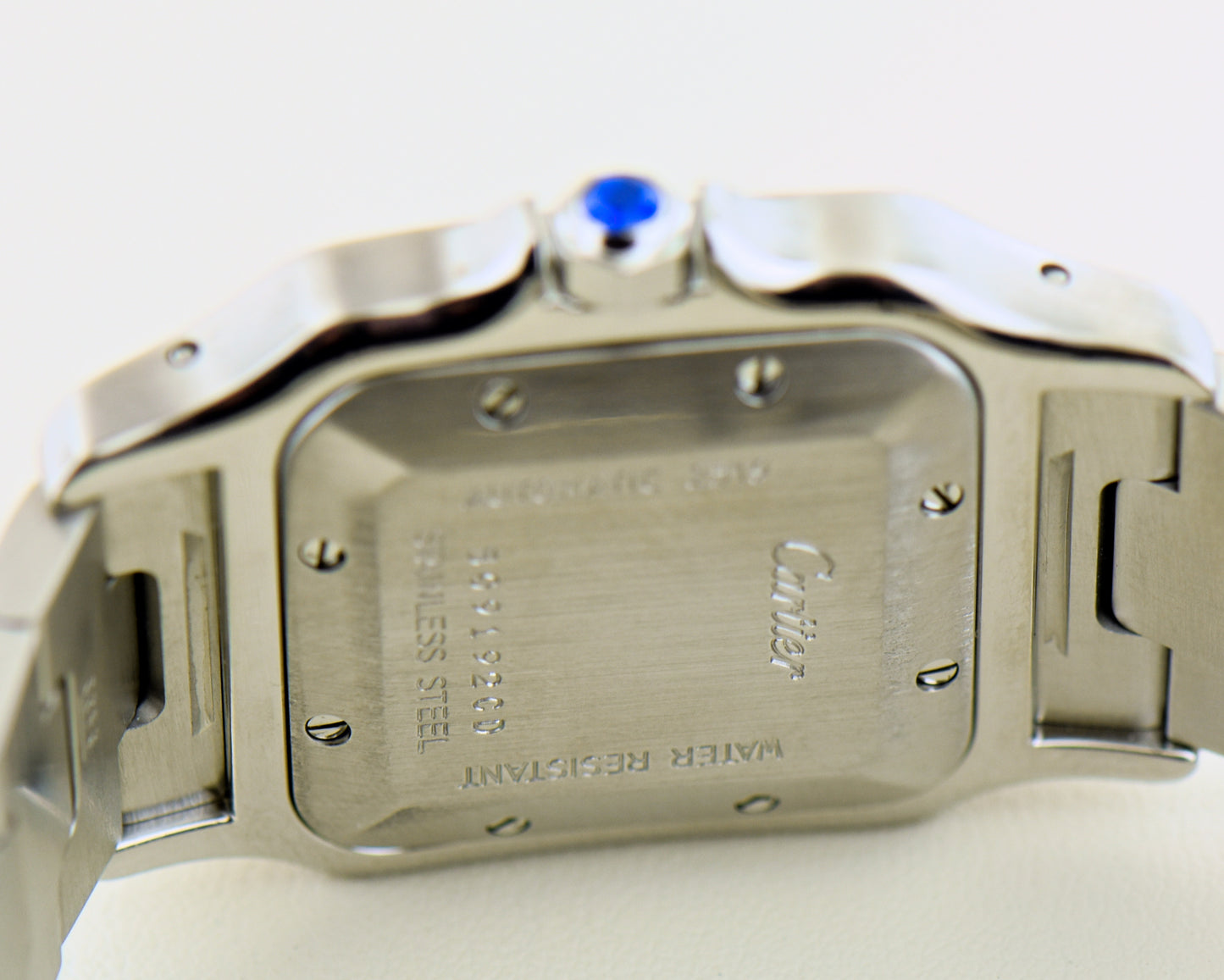 Vintage Cartier Santos Stainless Automatic Unisex Wristwatch
