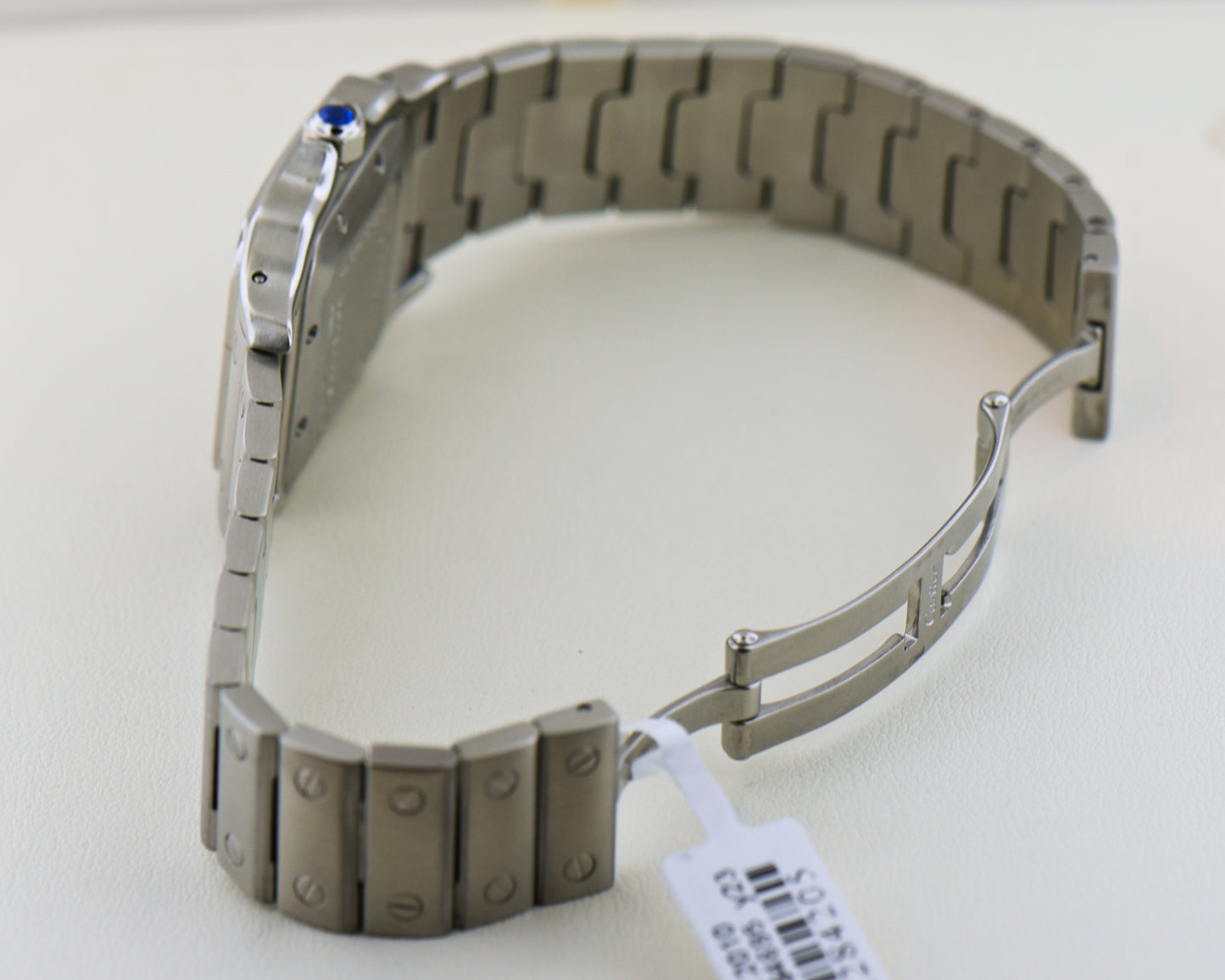 Vintage Cartier Santos Stainless Automatic Unisex Wristwatch