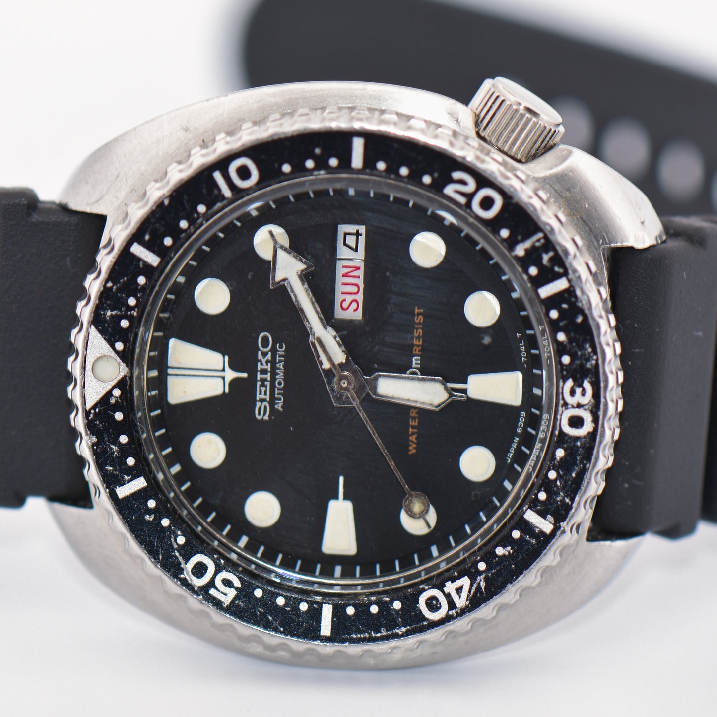 Vintage Seiko Turtle Diver Automatic Watch