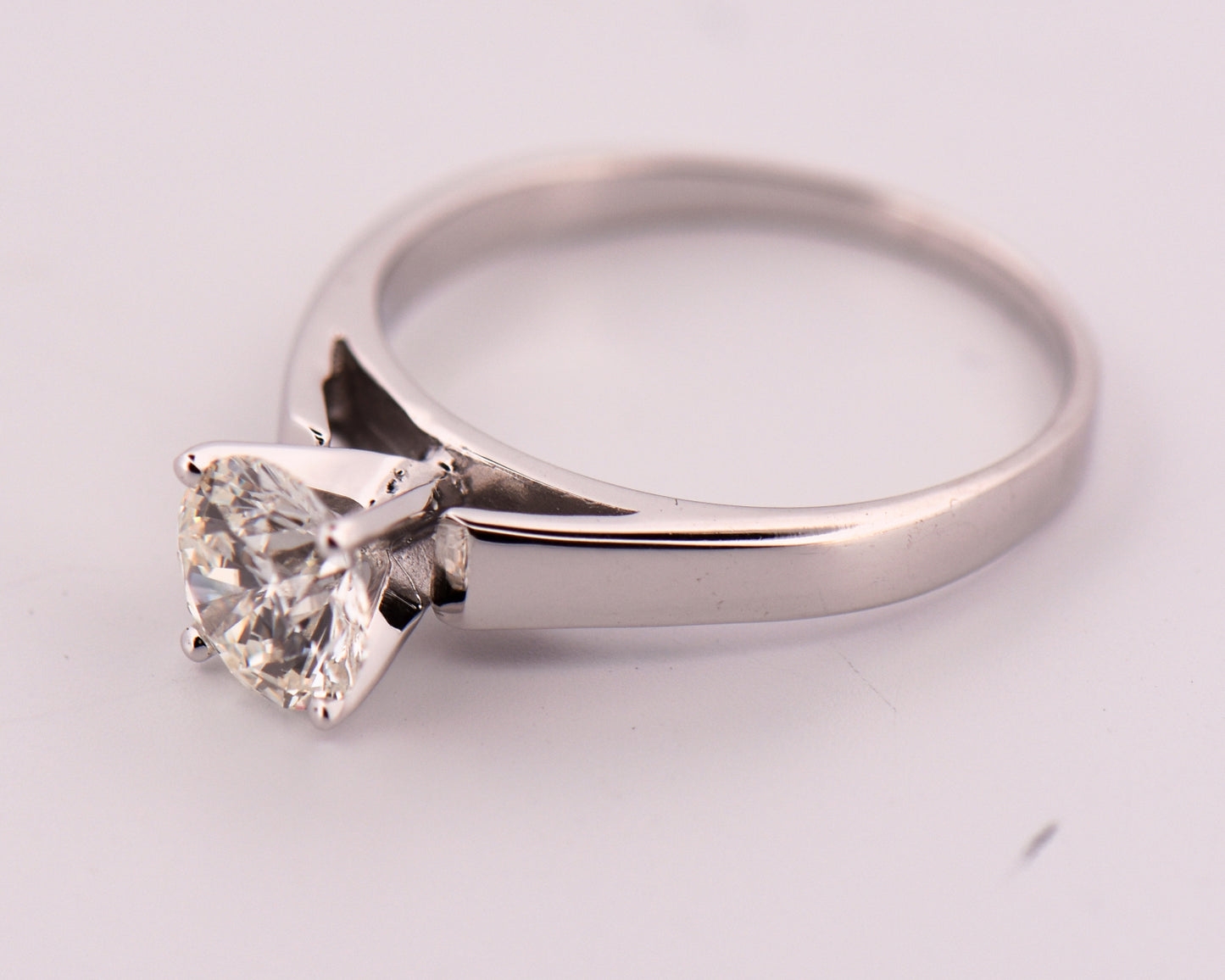 Natural Diamond Solitaire Engagement Ring- 1ct VVS