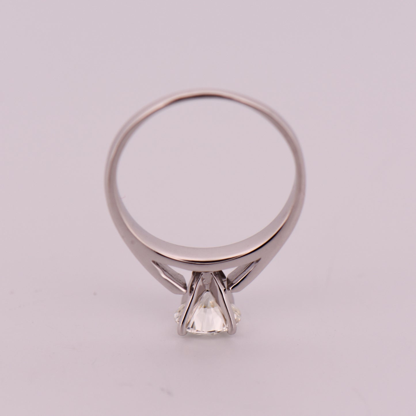 Natural Diamond Solitaire Engagement Ring- 1ct VVS