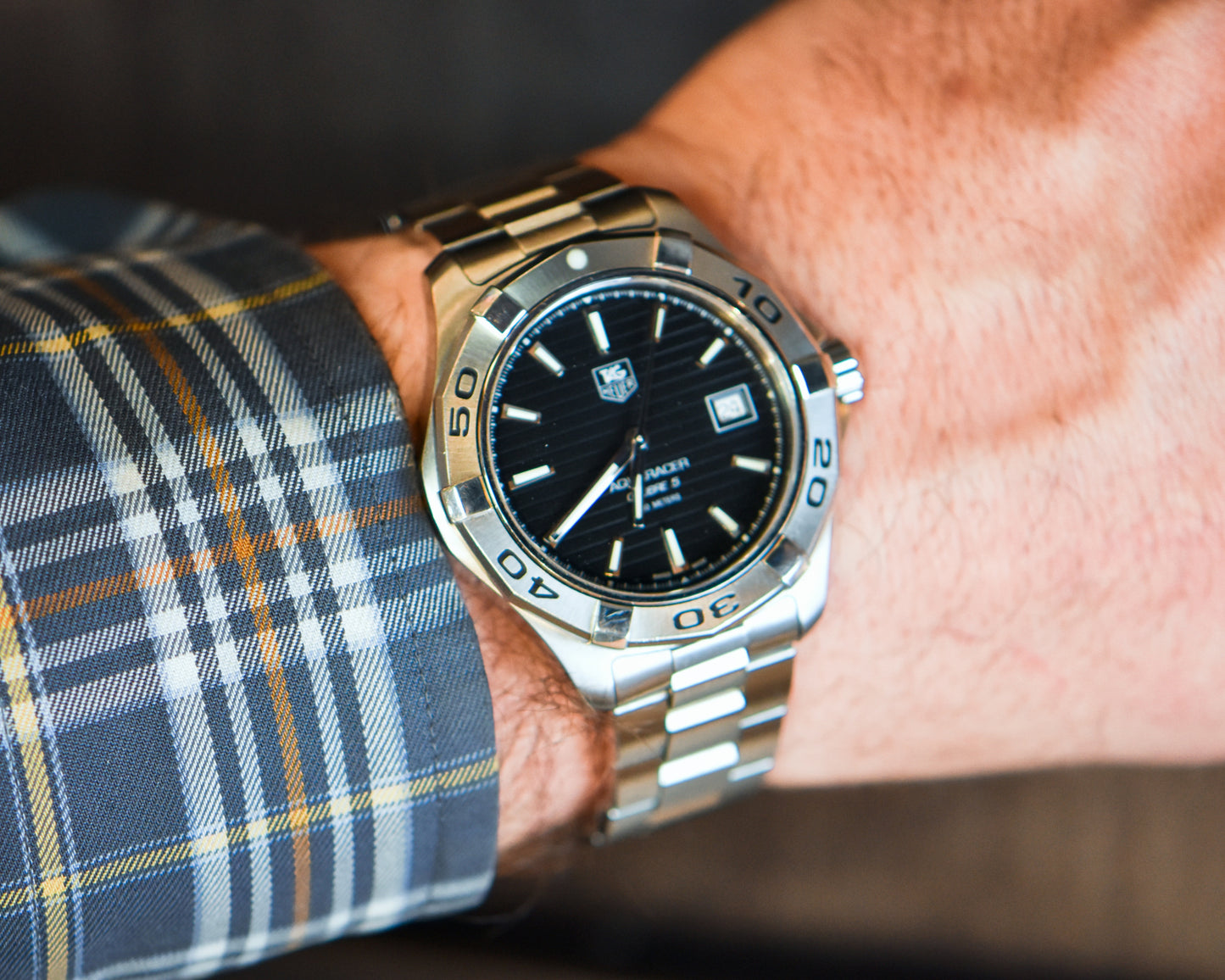 Gent's Tag Heuer Aquaracer Calibre 5 Automatic Dive Watch