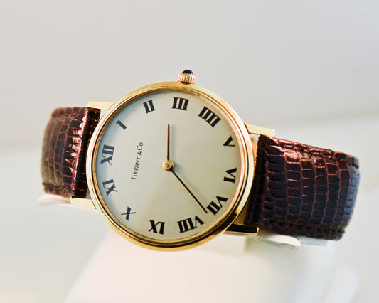 Tiffany & Co 18k Gold Wrist Watch by Universal Geneve