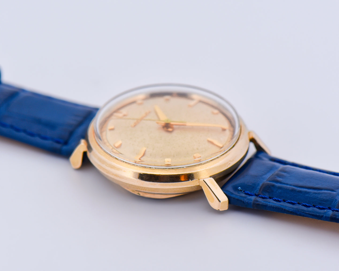 Vintage Bulova Accutron Wristwatch with Blue Strap