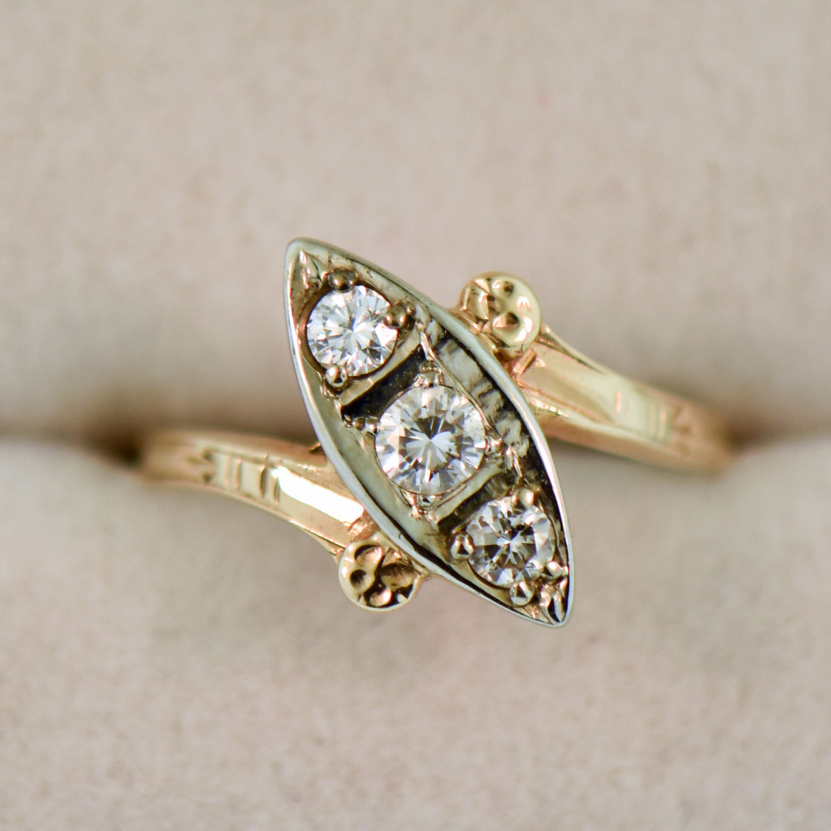 Vintage Diamond Ring 14ktt .40ct si1 i