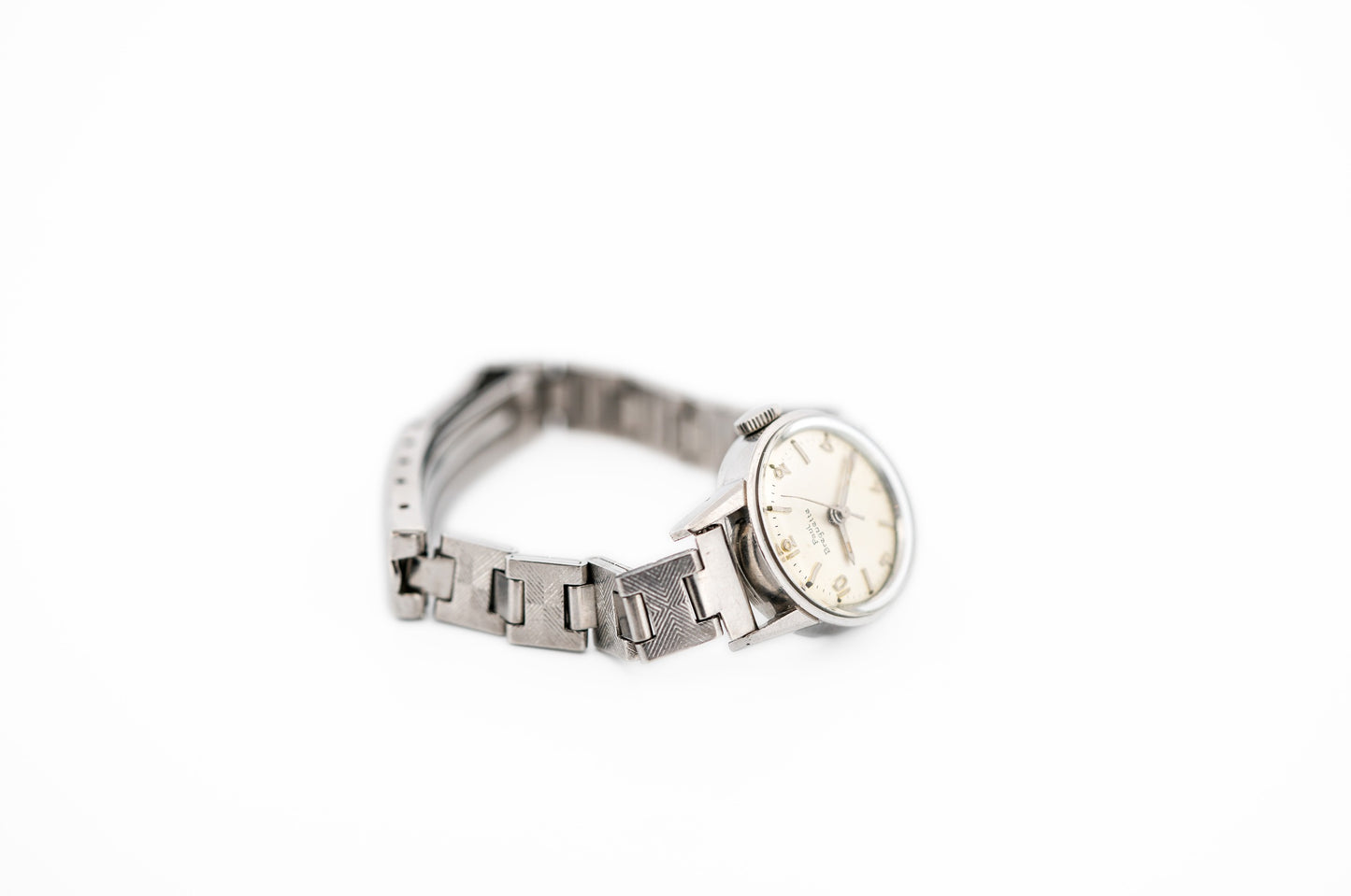 Vintage Ladies Paul Breguette Mechanical Wrist Watch in Stainless Steel