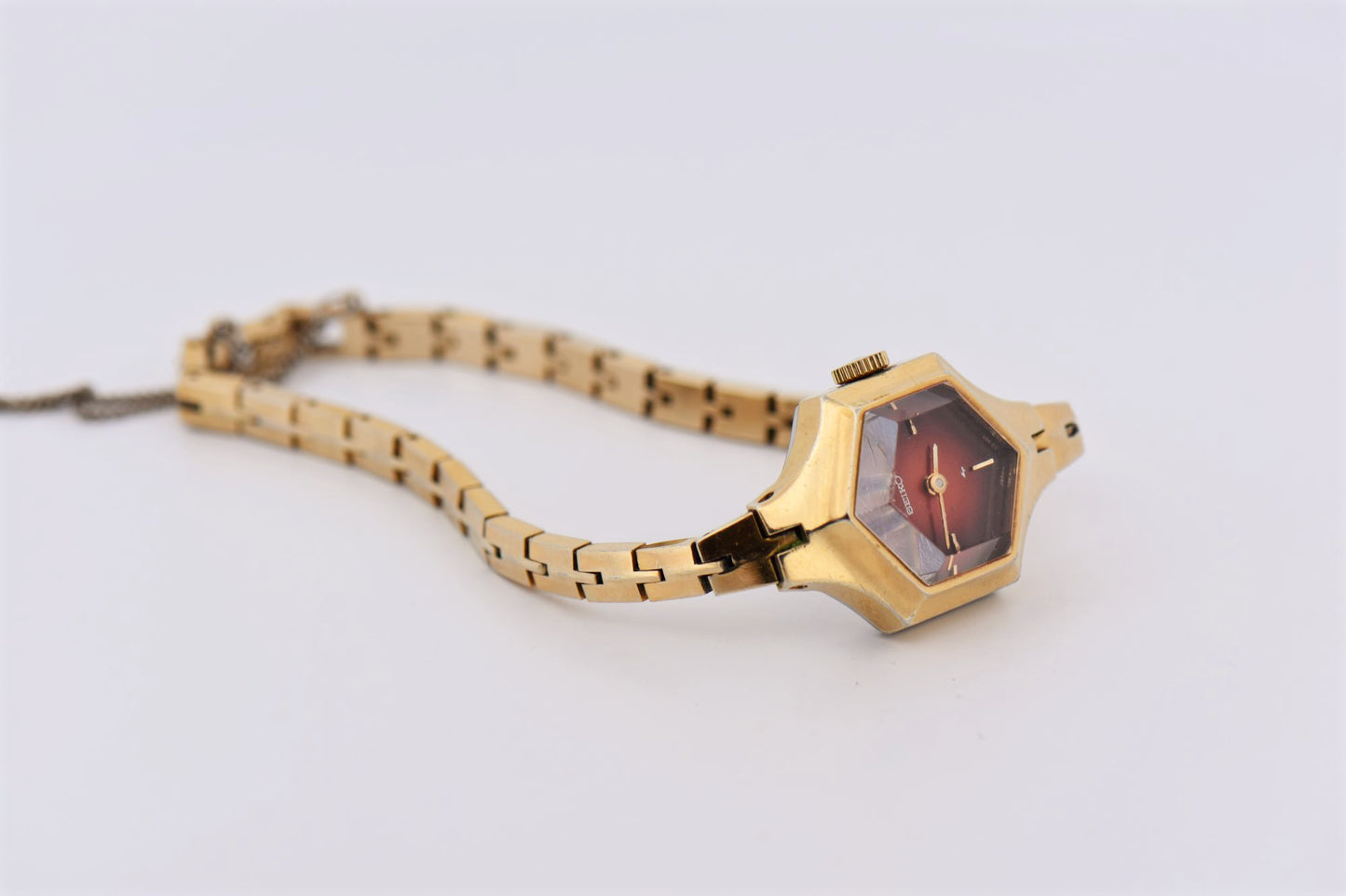 Vintage Seiko Hexagonal Ladies Watch