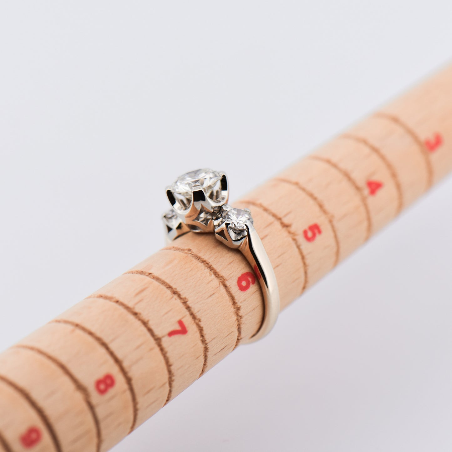 Natural VS Diamond 3-Stone Ring; 1.75ctw
