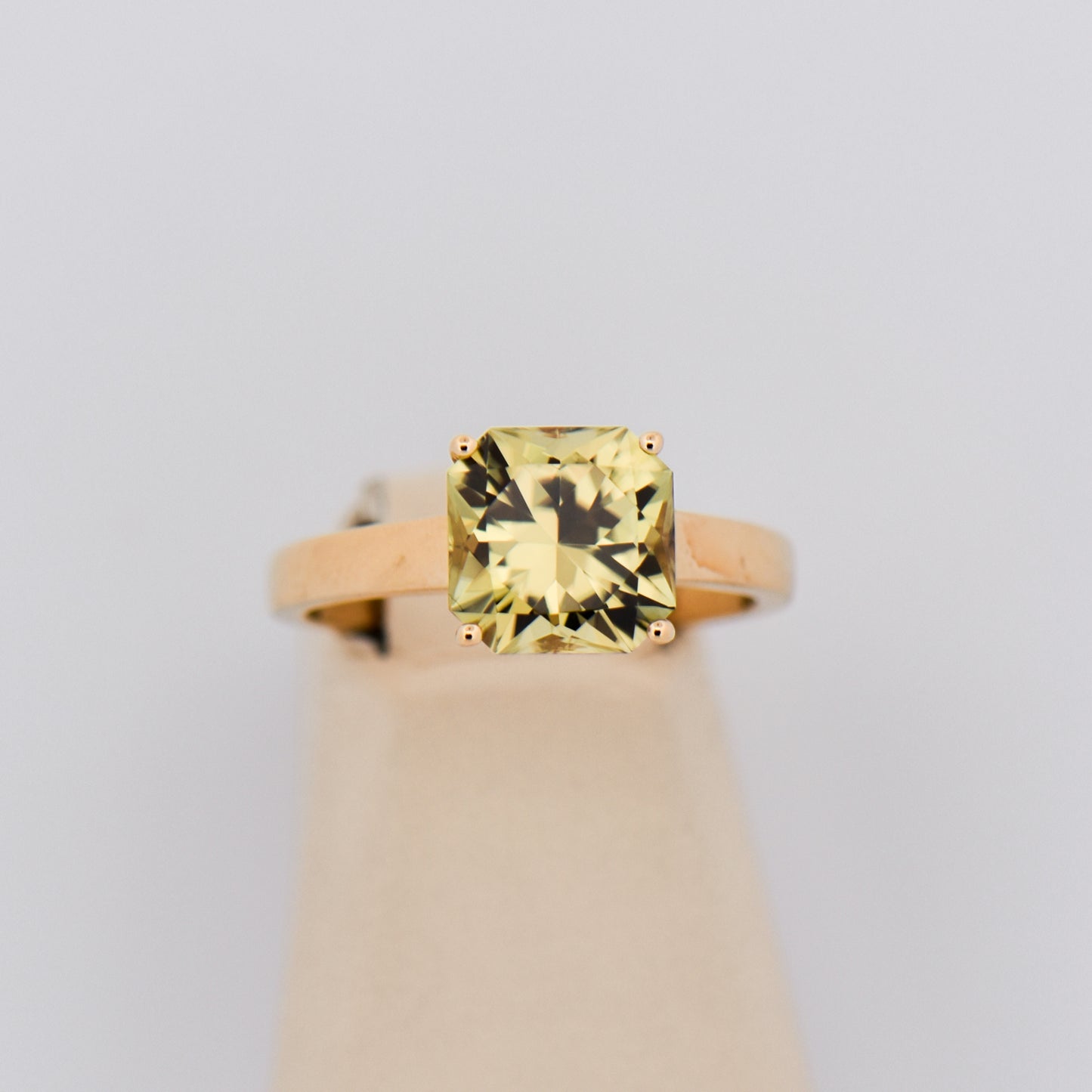 Rare Zultanite Solitaire Ring in 14k Rose Gold