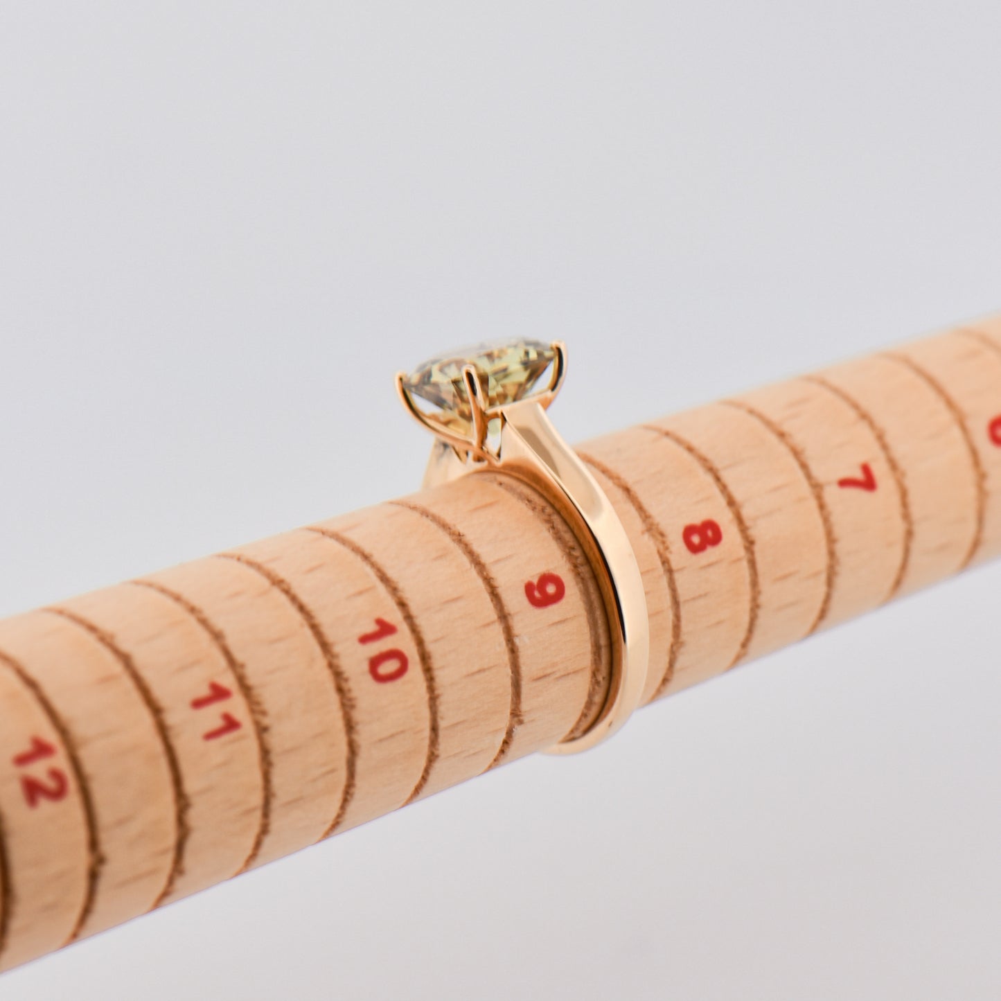 Rare Zultanite Solitaire Ring in 14k Rose Gold