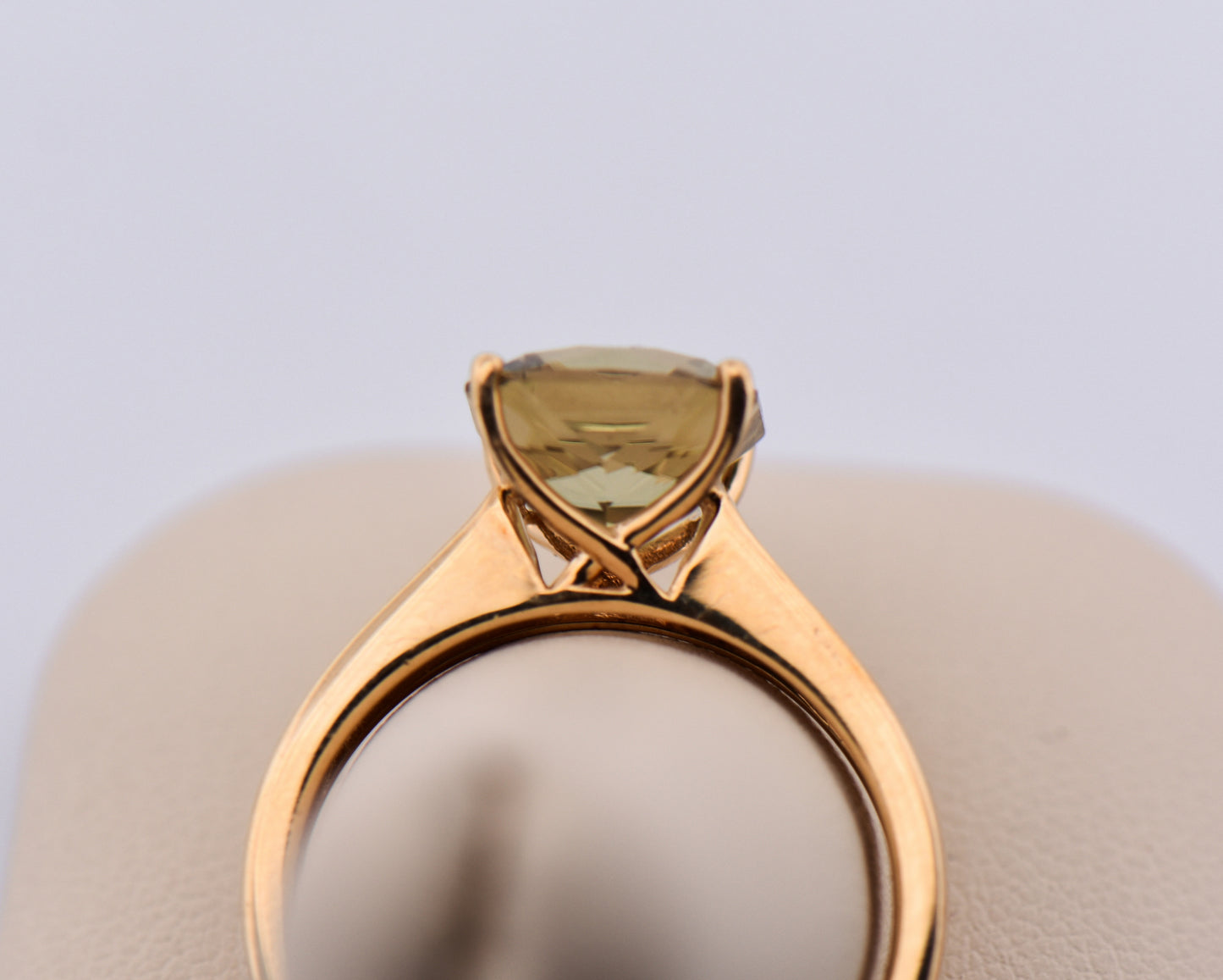 Rare Zultanite Solitaire Ring in 14k Rose Gold