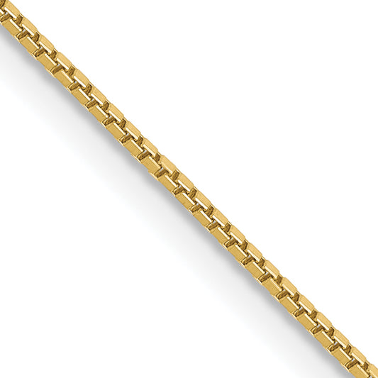 10k Yellow Gold .90mm Box Chain