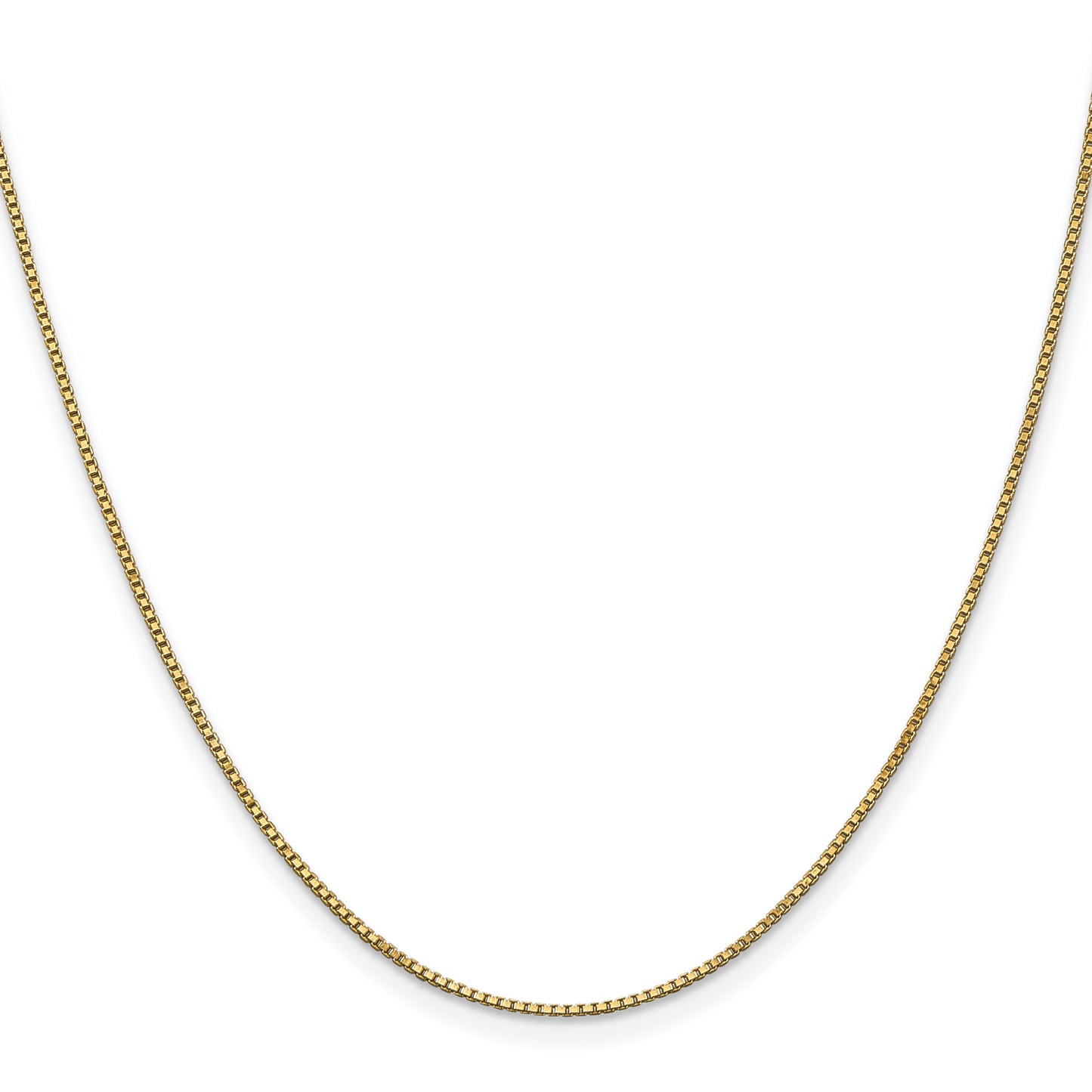 10k Yellow Gold 1mm Box Chain