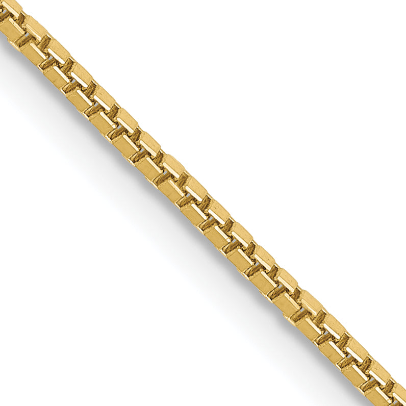 10k Yellow Gold 1.1mm Box Chain