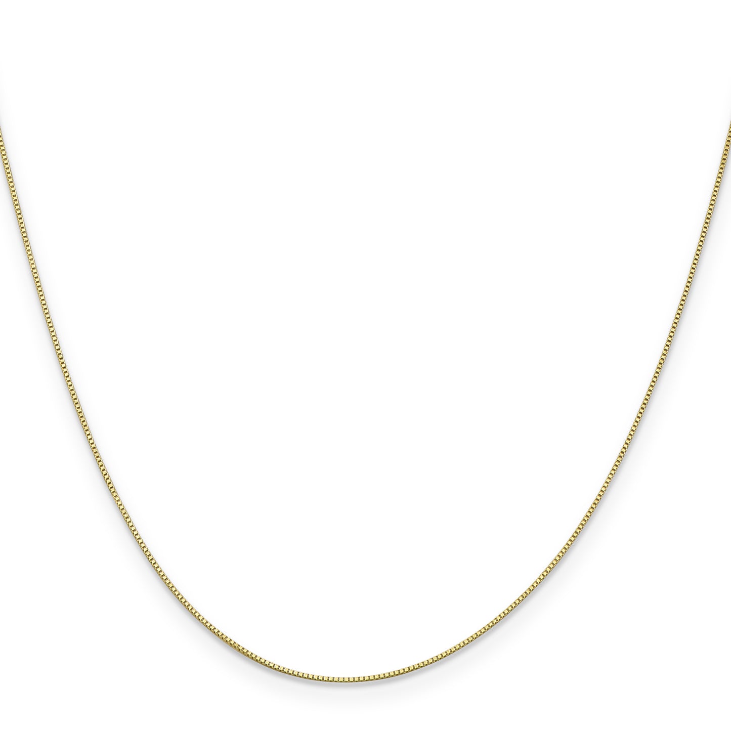 10k Yellow Gold .5mm Box Chain