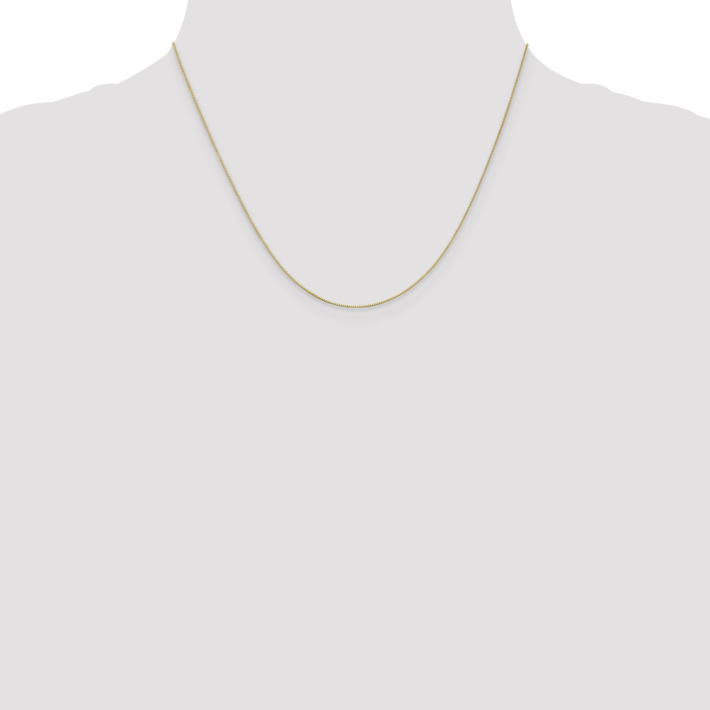 10k Yellow Gold .5mm Box Chain
