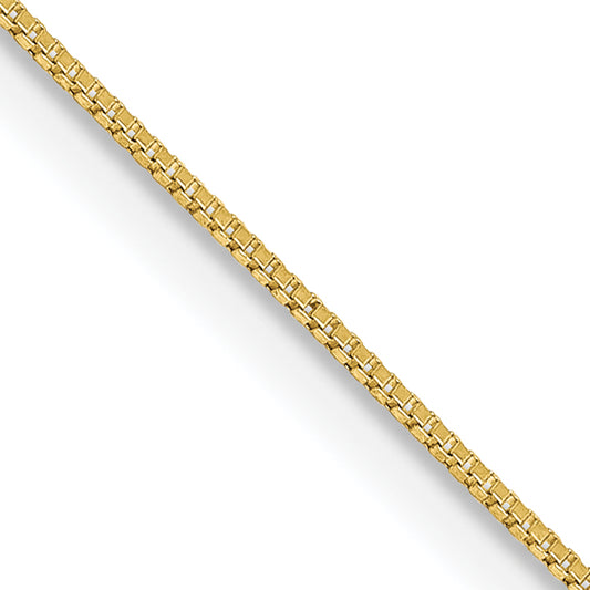 10k Yellow Gold .5mm Box Chain