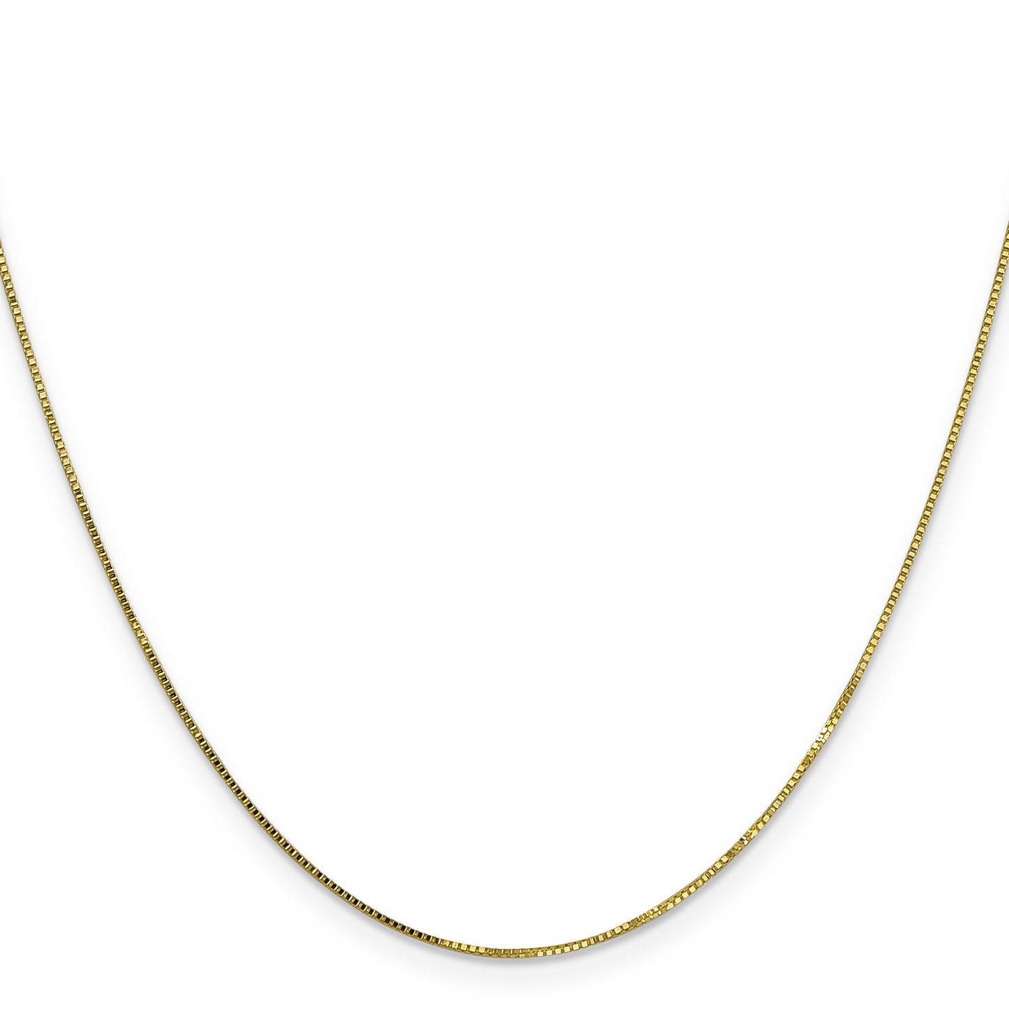 10k Yellow Gold .7mm Box Chain