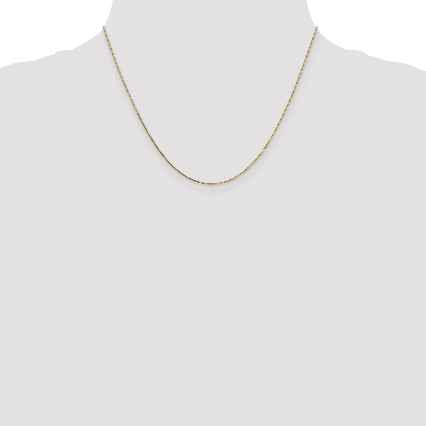 10k Yellow Gold .7mm Box Chain