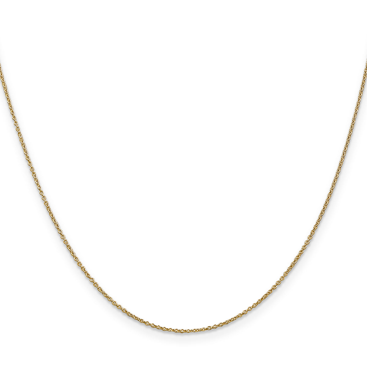 10k Yellow Gold .9mm Cable Chain