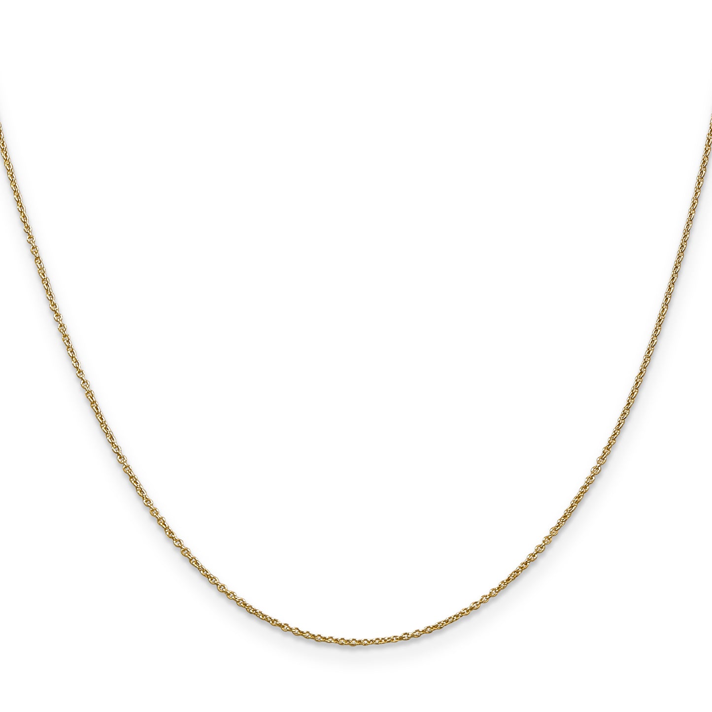 10k Yellow Gold .9mm Cable Chain