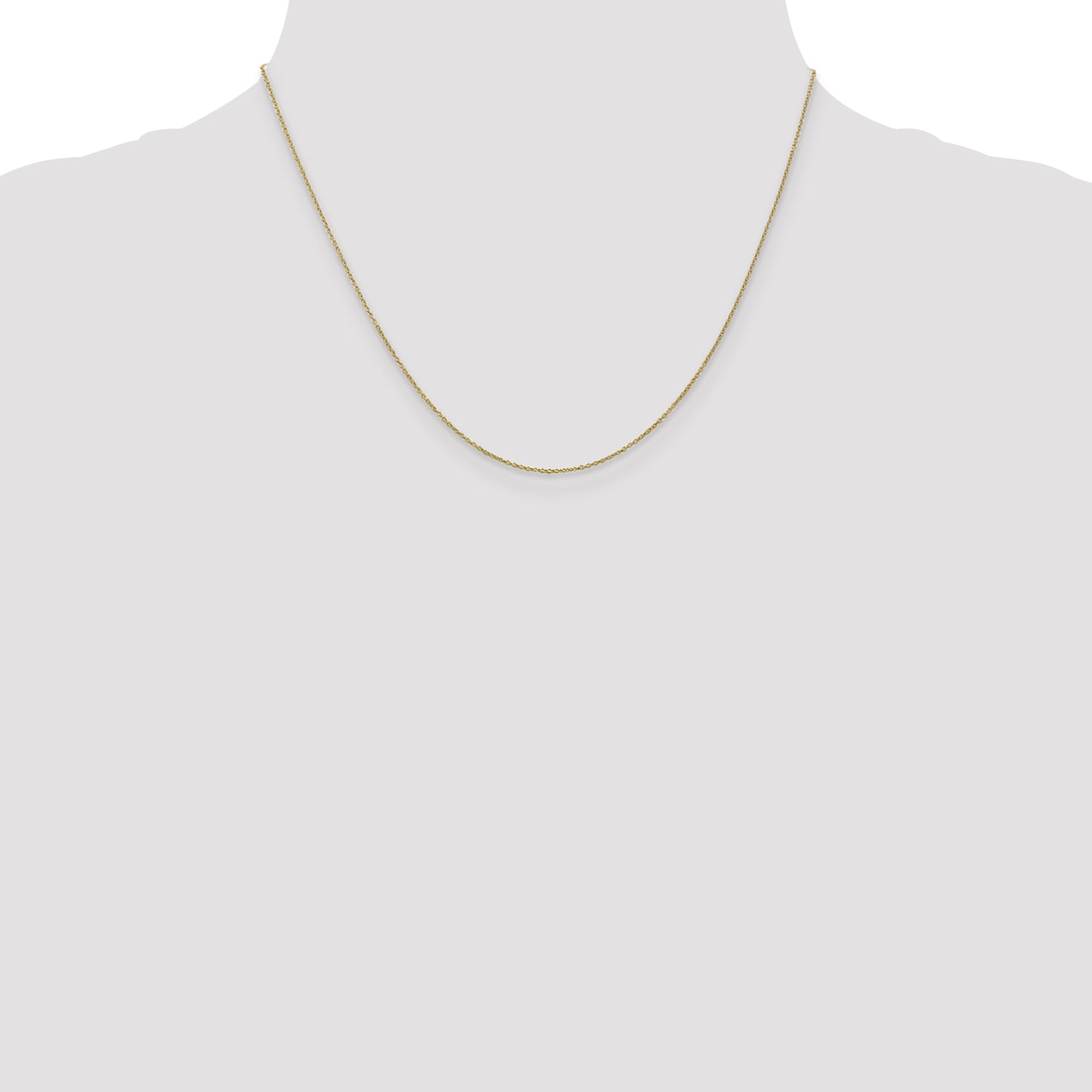 10k Yellow Gold .9mm Cable Chain