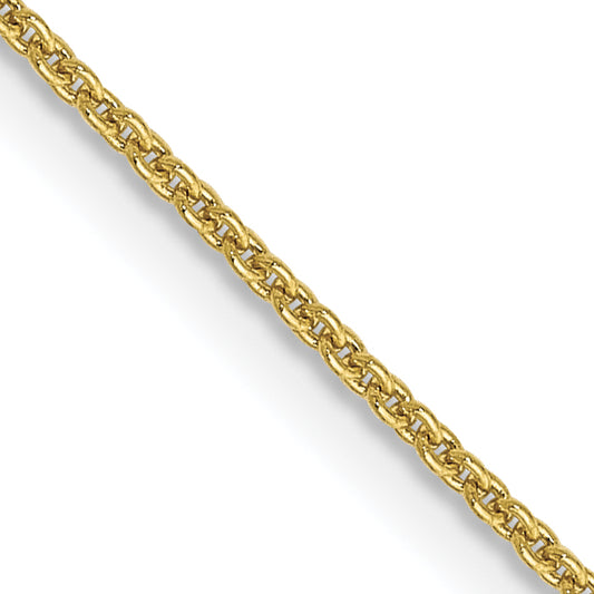 10k Yellow Gold .9mm Cable Chain