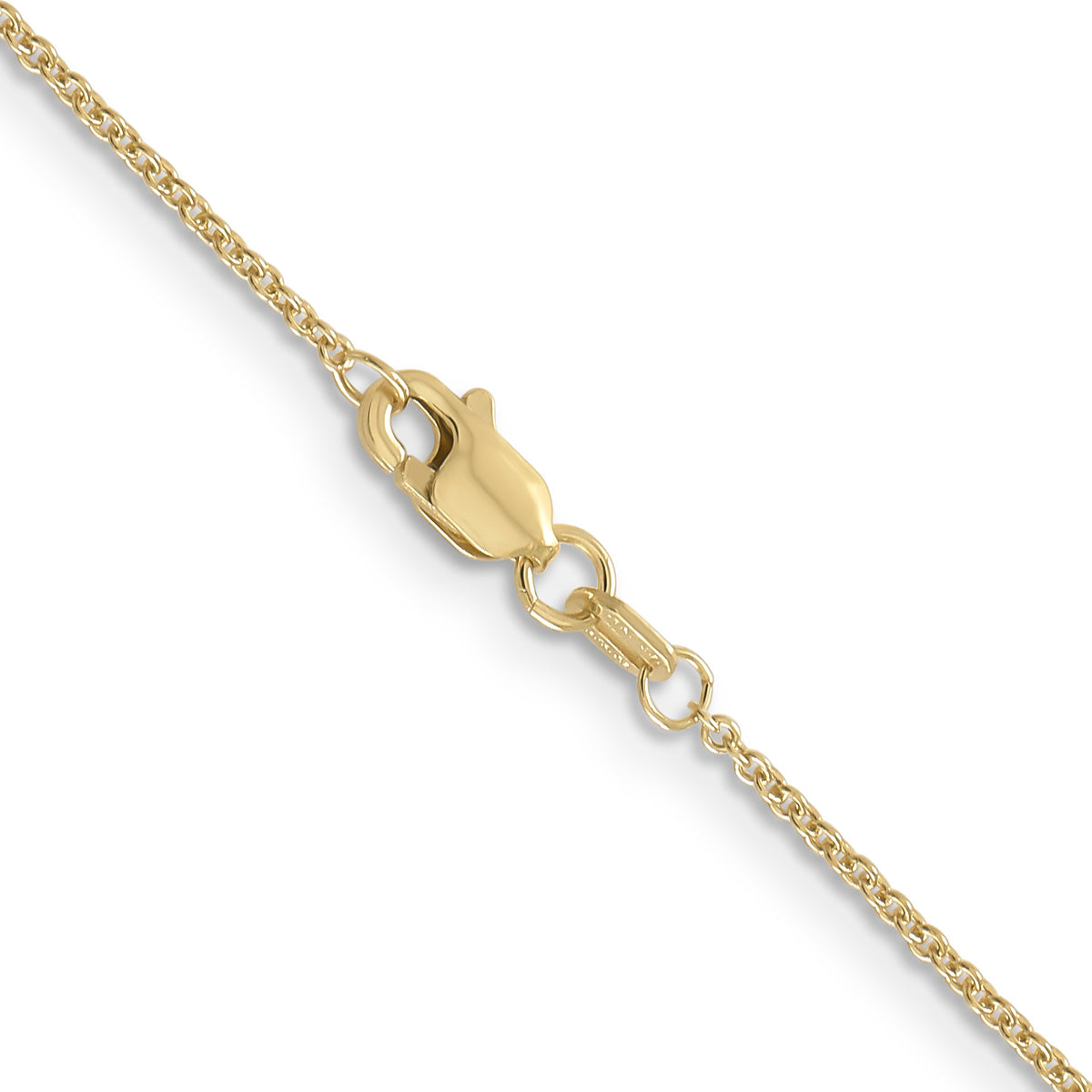 10K Yellow Gold 1.2mm Cable Chain