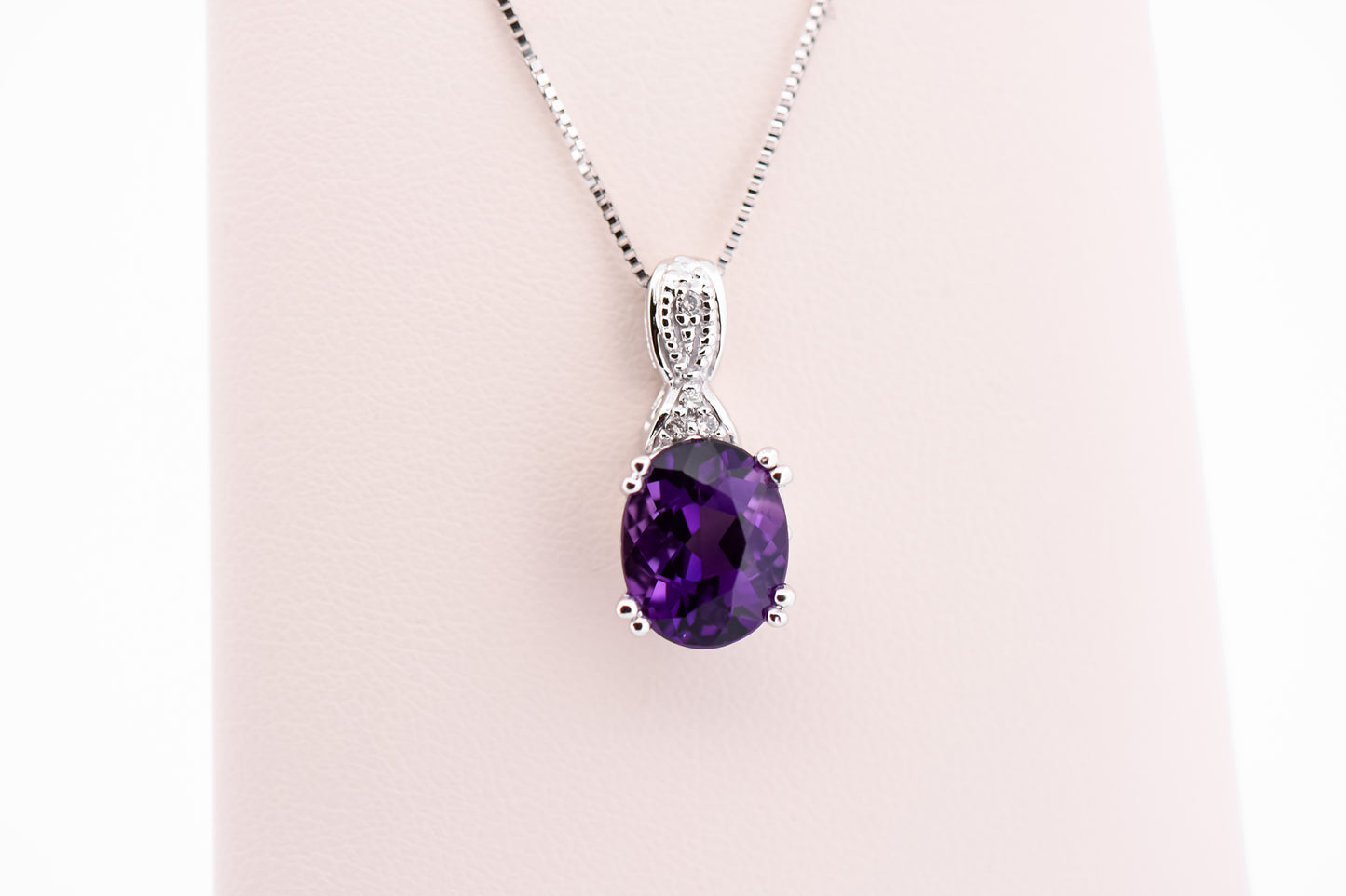 Amazing Dark Purple Amethyst Ring, Pendant & Earring Suite